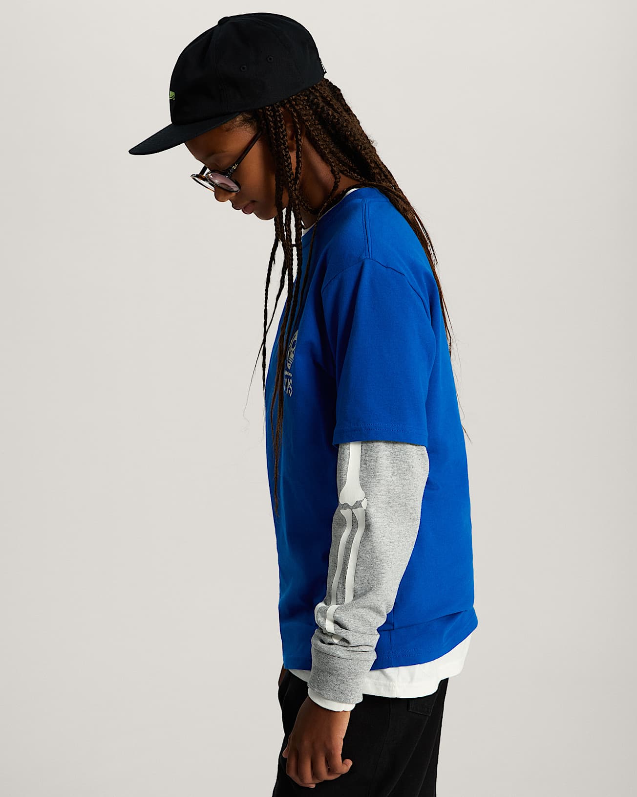 Tshirt Arm Bones Twofer Enfant 814 ans VANS Bleu ALT7