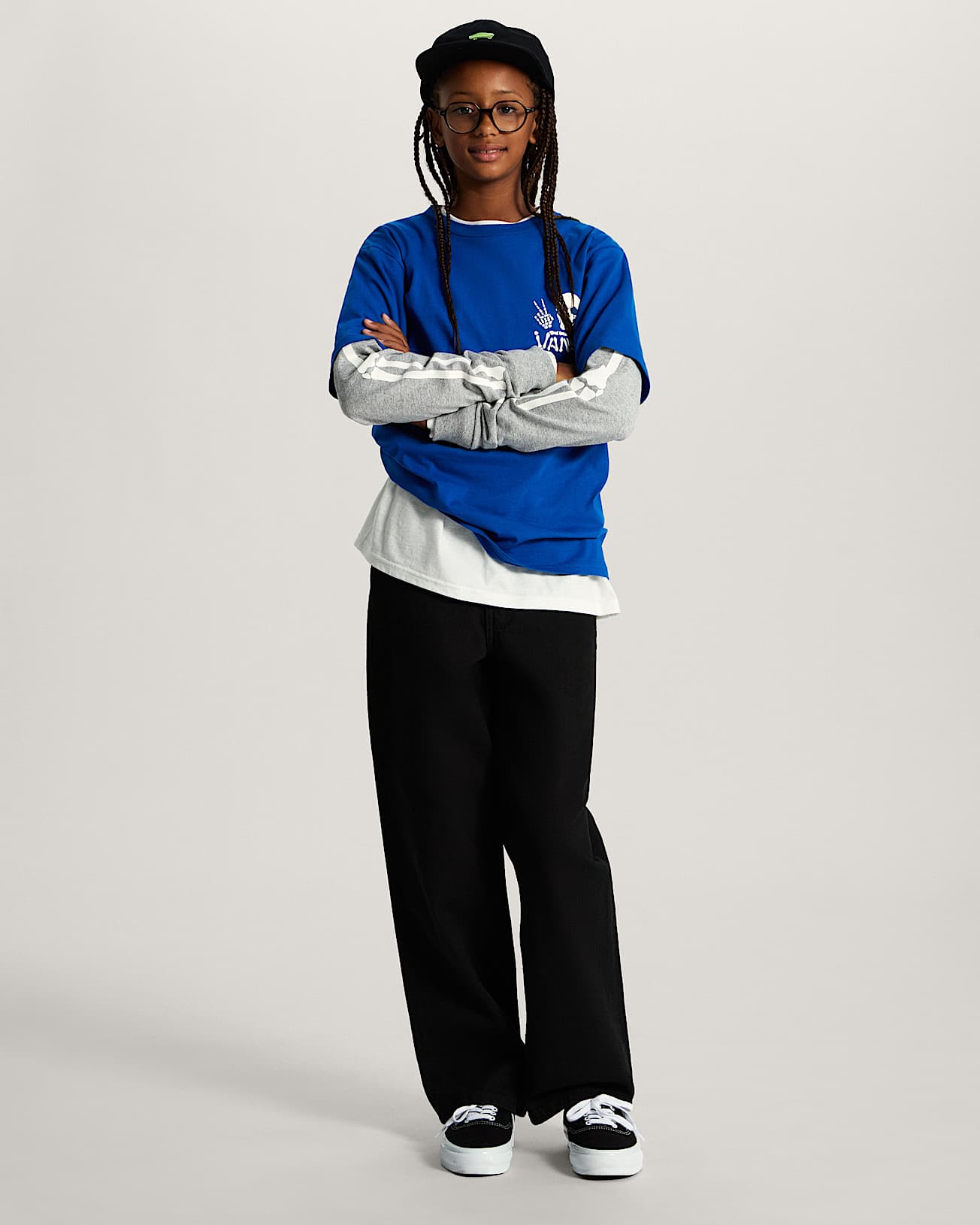 Tshirt Arm Bones Twofer Enfant 814 ans VANS Bleu ALT8