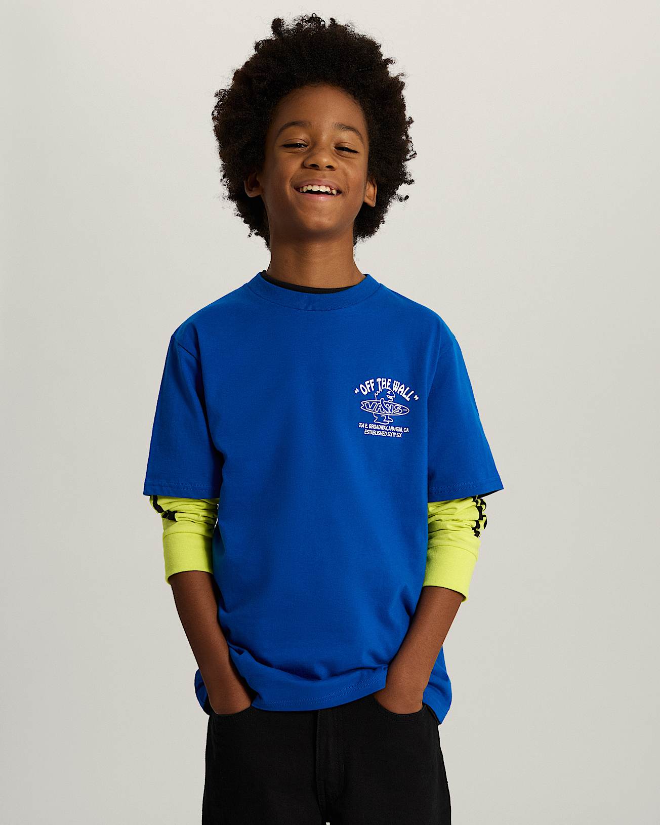 Food Spot SS Tee classic blue VANS Blauw ALT2