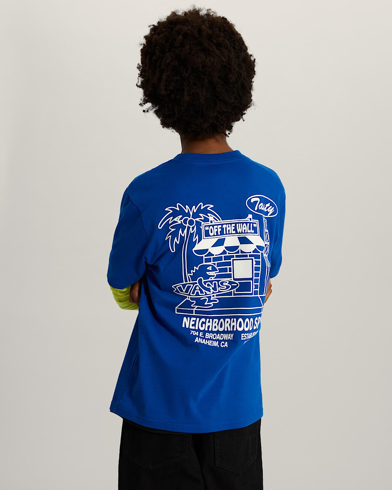 Food Spot SS Tee classic blue VANS Blauw ALT3