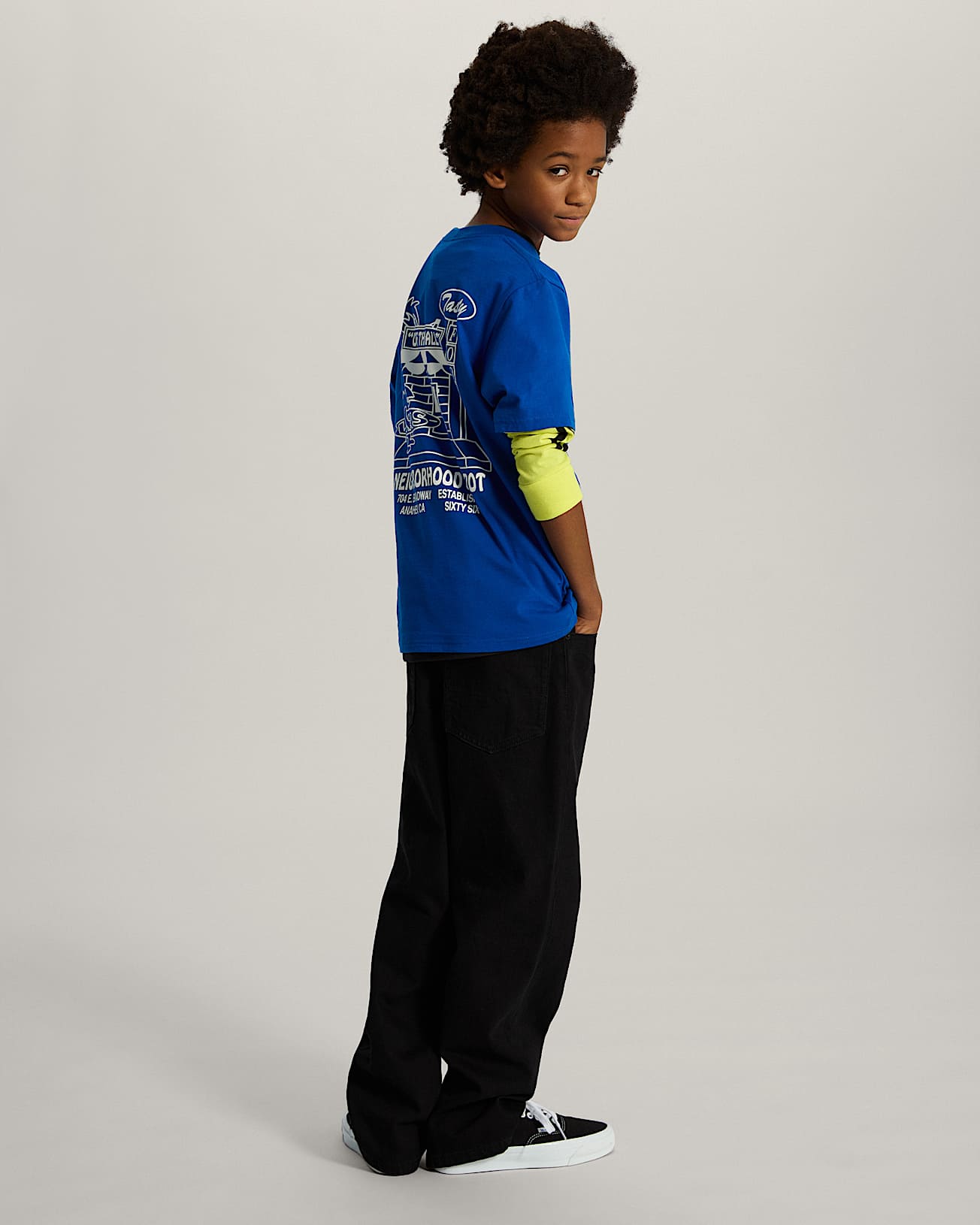 Food Spot SS Tee classic blue VANS Blauw ALT4