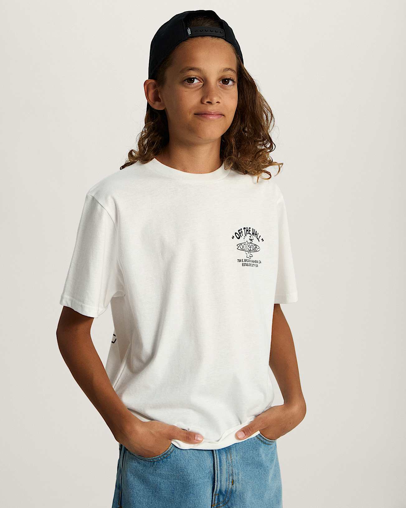 Food Spot SS Tee White VANS White ALT2