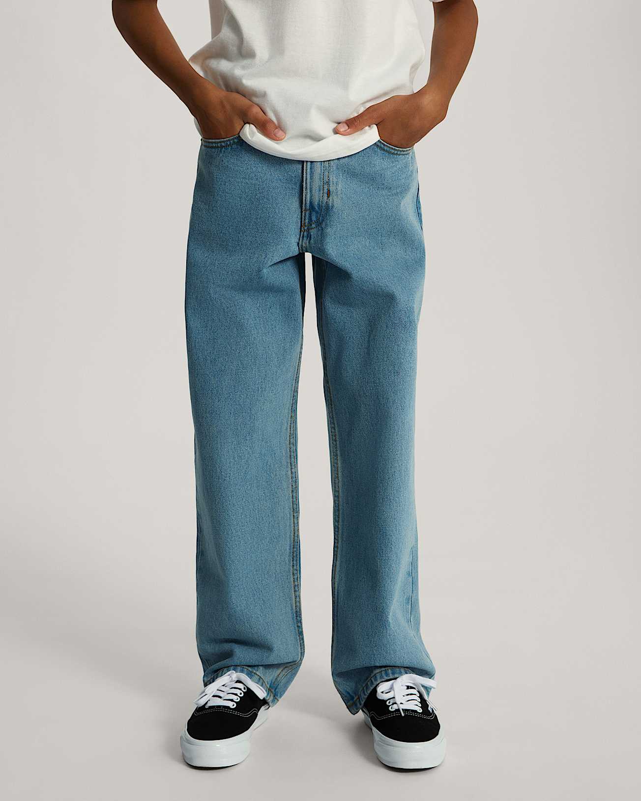 Pantaloni in denim Bambinoa Check5 Loose 814 anni VANS Blu ALT2