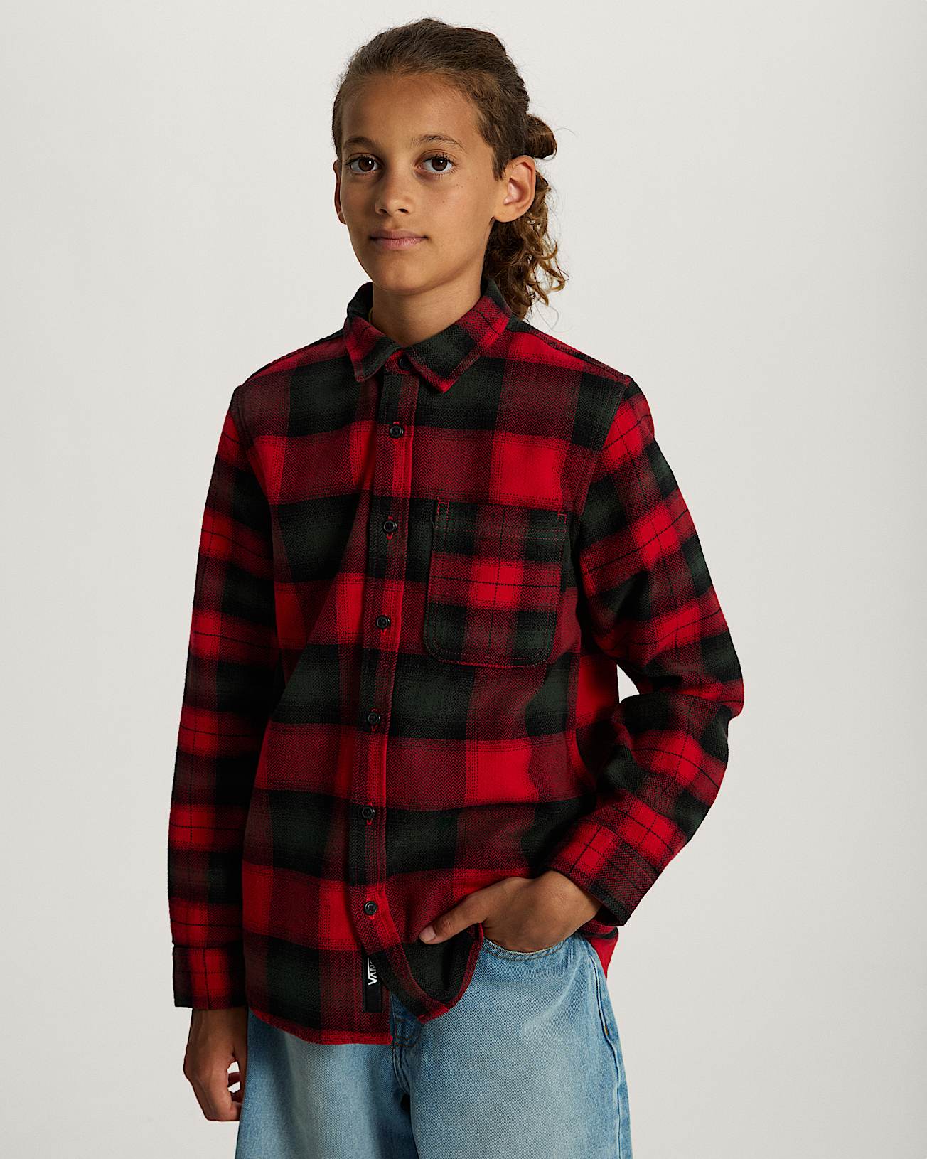Chemise en flanelle Lawson Plaid Workwear Enfant 814 ans VANS Rouge ALT2