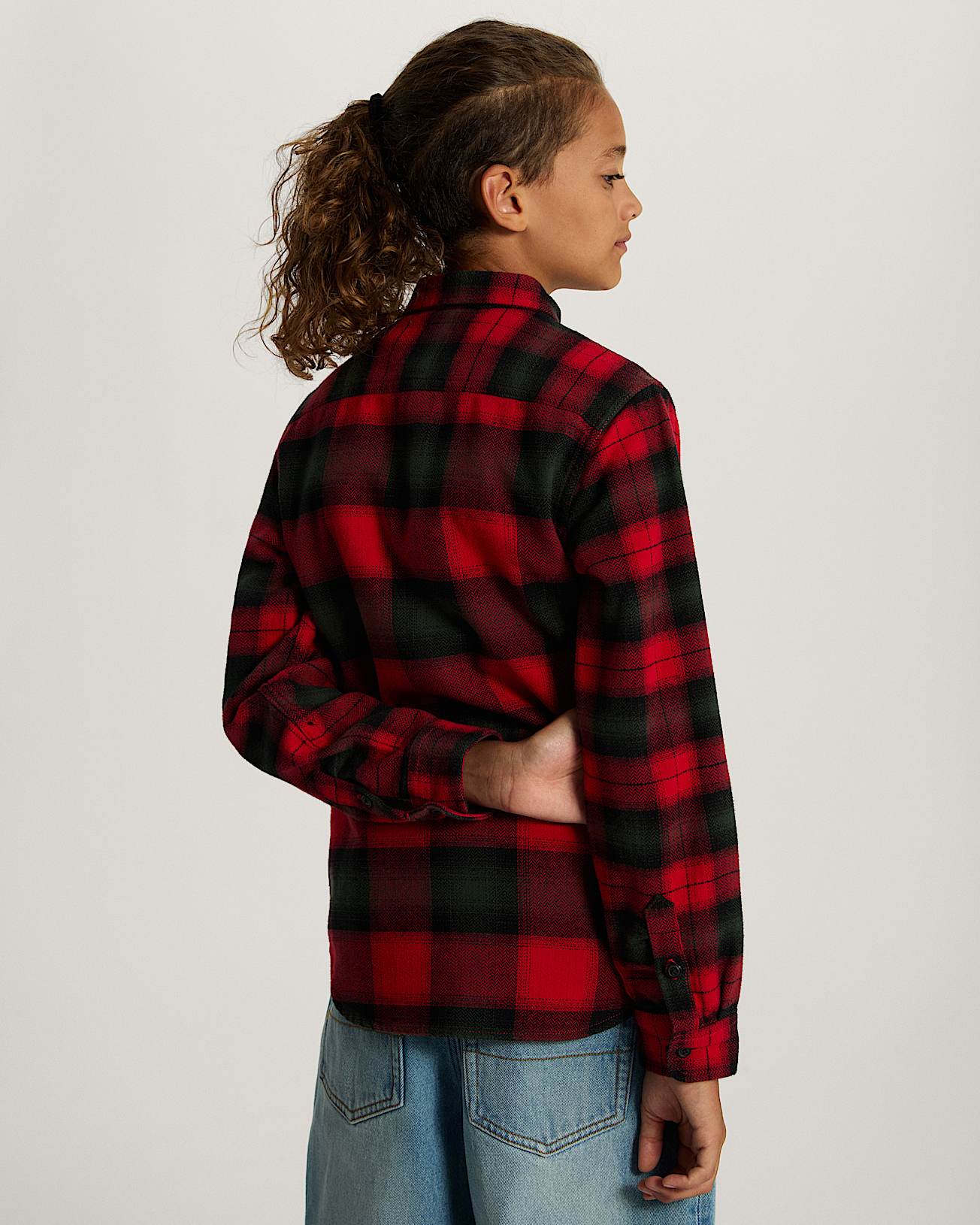 Chemise en flanelle Lawson Plaid Workwear Enfant 814 ans VANS Rouge ALT3
