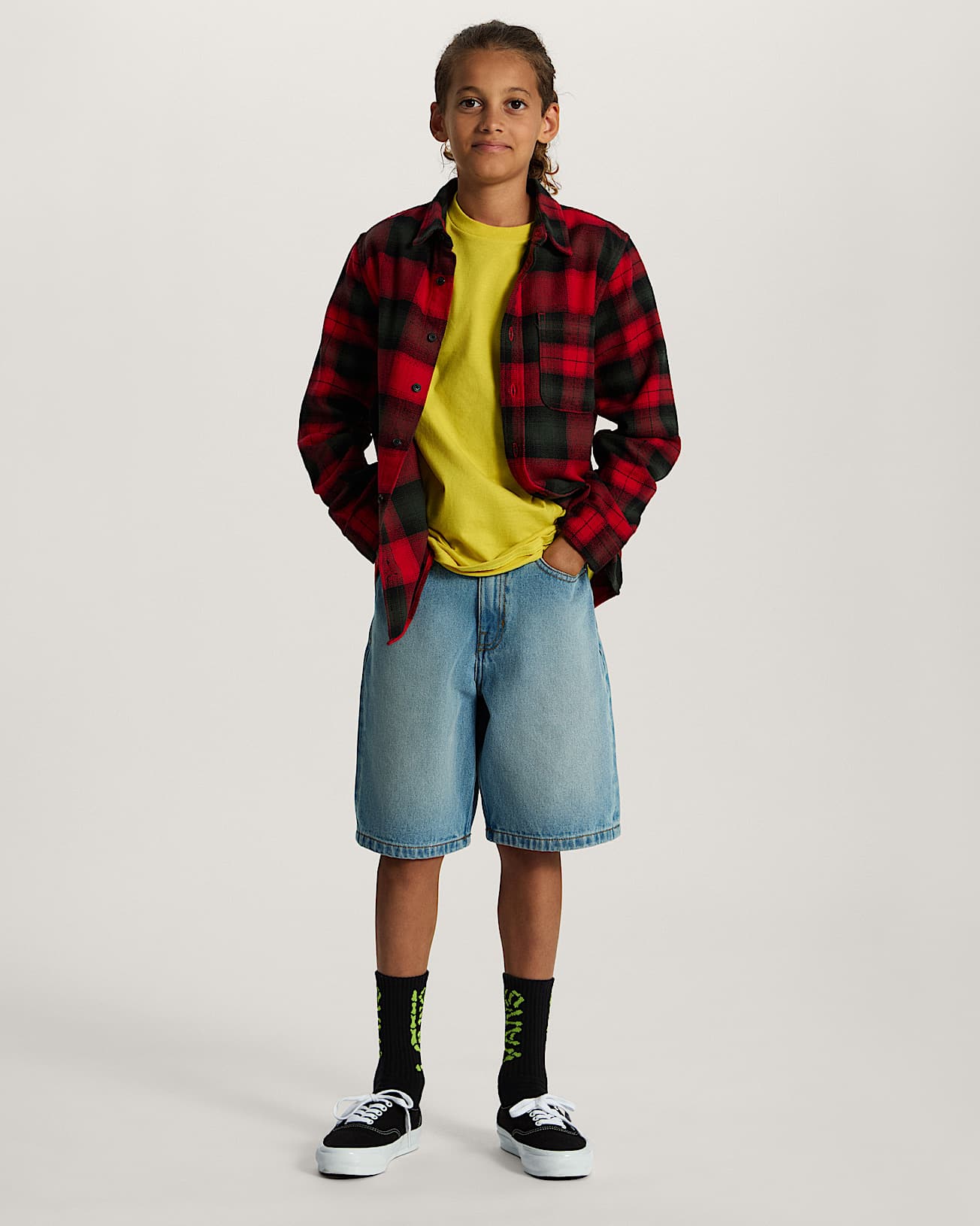 Chemise en flanelle Lawson Plaid Workwear Enfant 814 ans VANS Rouge ALT5