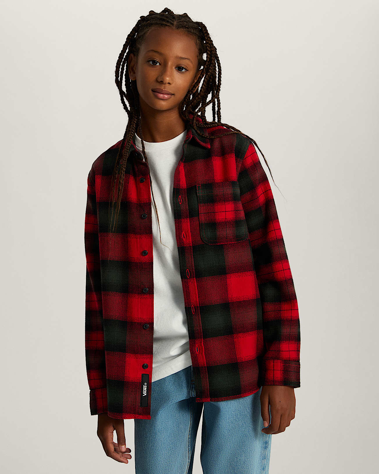 Chemise en flanelle Lawson Plaid Workwear Enfant 814 ans VANS Rouge ALT6