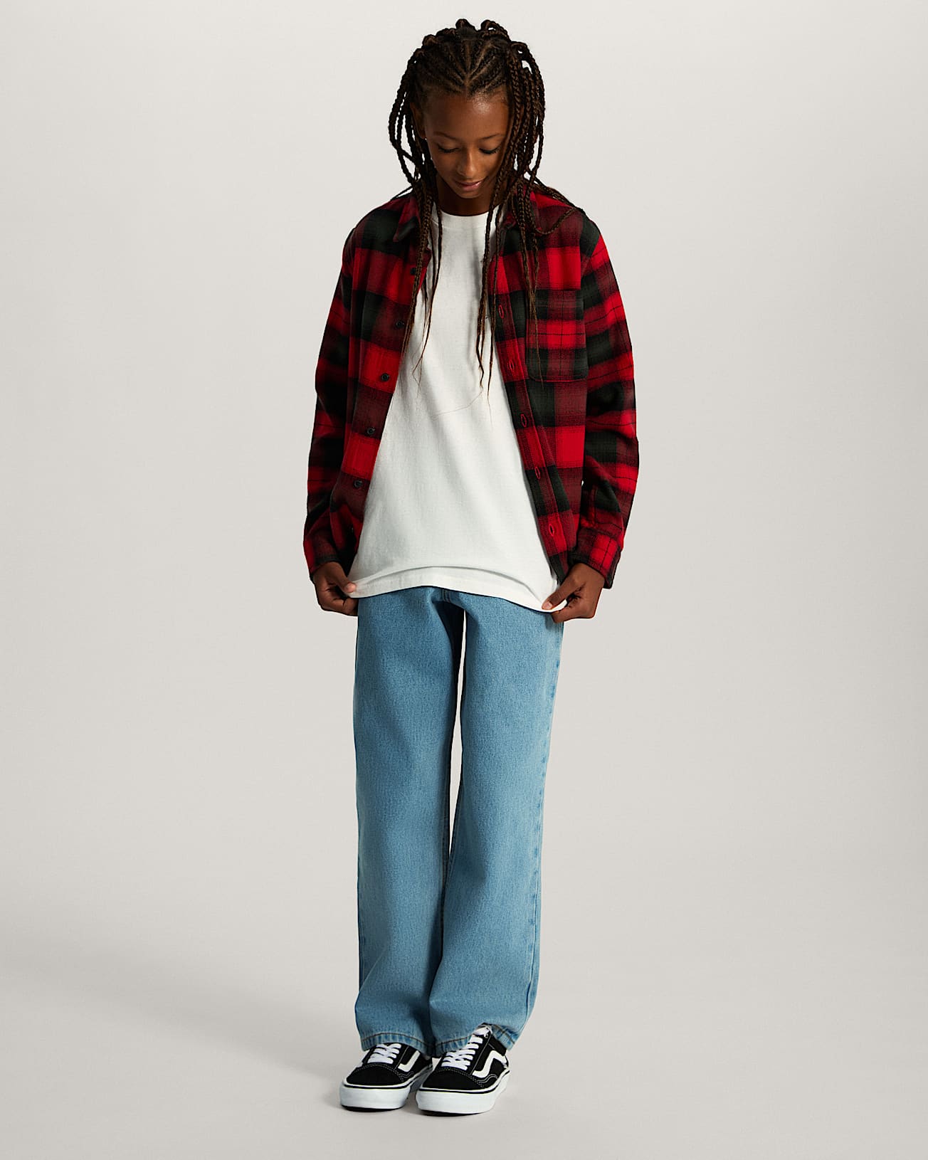 Chemise en flanelle Lawson Plaid Workwear Enfant 814 ans VANS Rouge ALT9