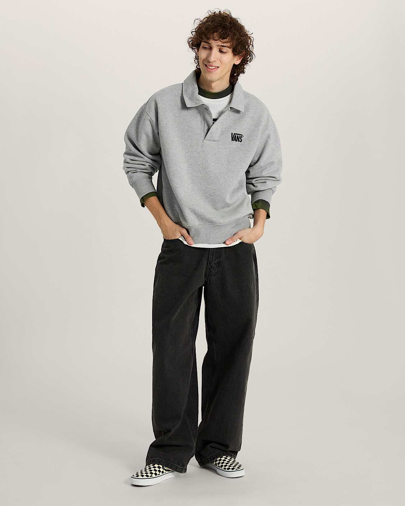 Polo Pullover VANS Szary ALT5