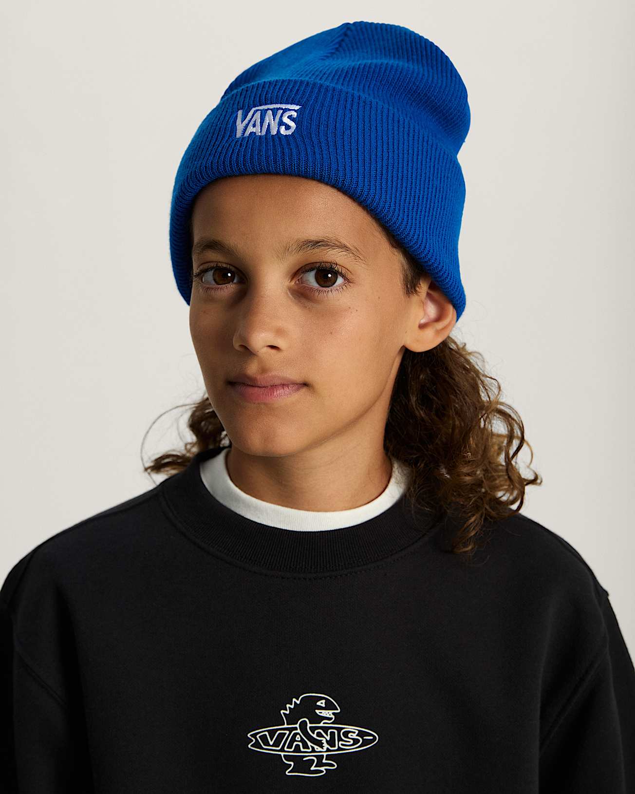 Stretch Logo Tall Cuff Beanie classic blue VANS Blau ALT3