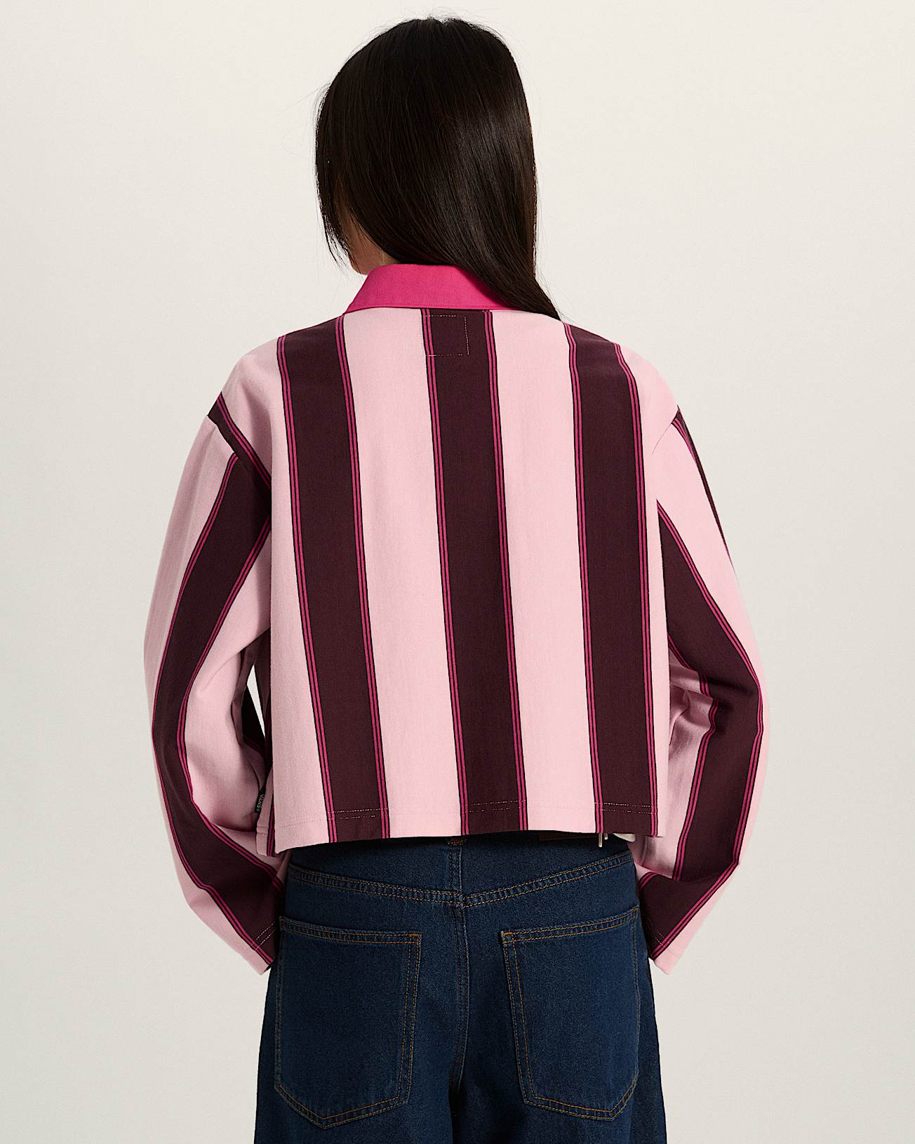 Becky Rugby Shirt VANS Pink ALT3
