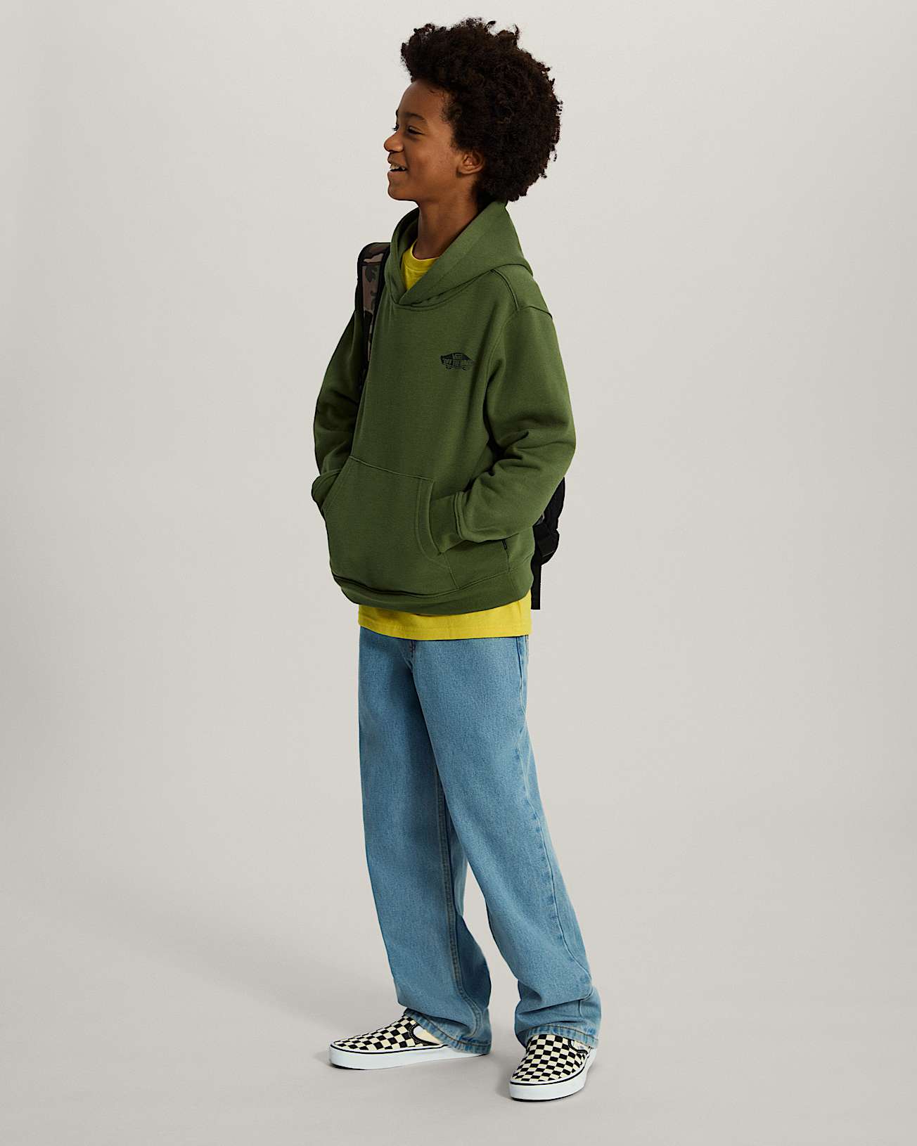 Double Standard Pullover Green Balsam VANS Verde ALT5