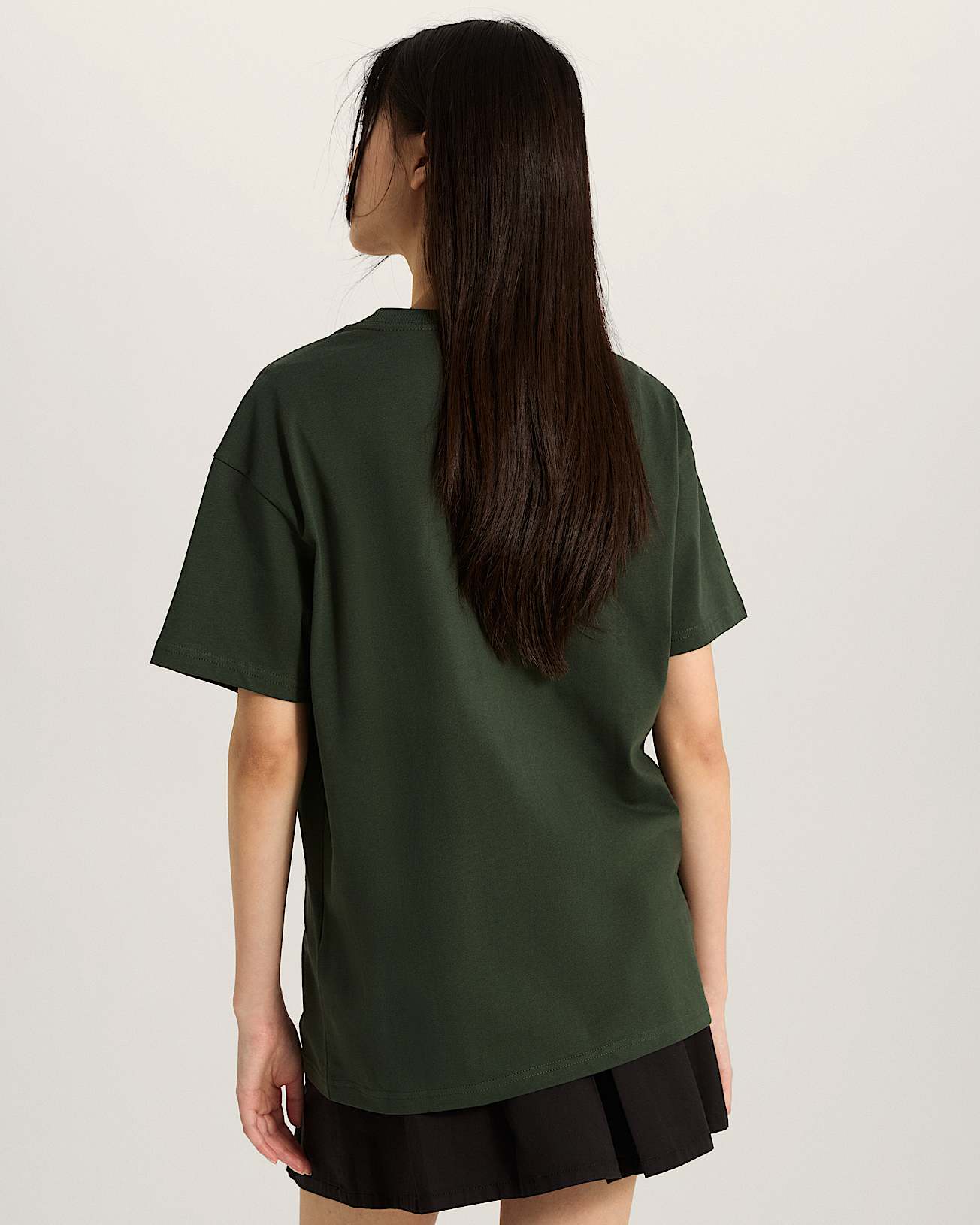 Minds Eye Oversized SS Tee OIL GREEN VANS Green ALT3