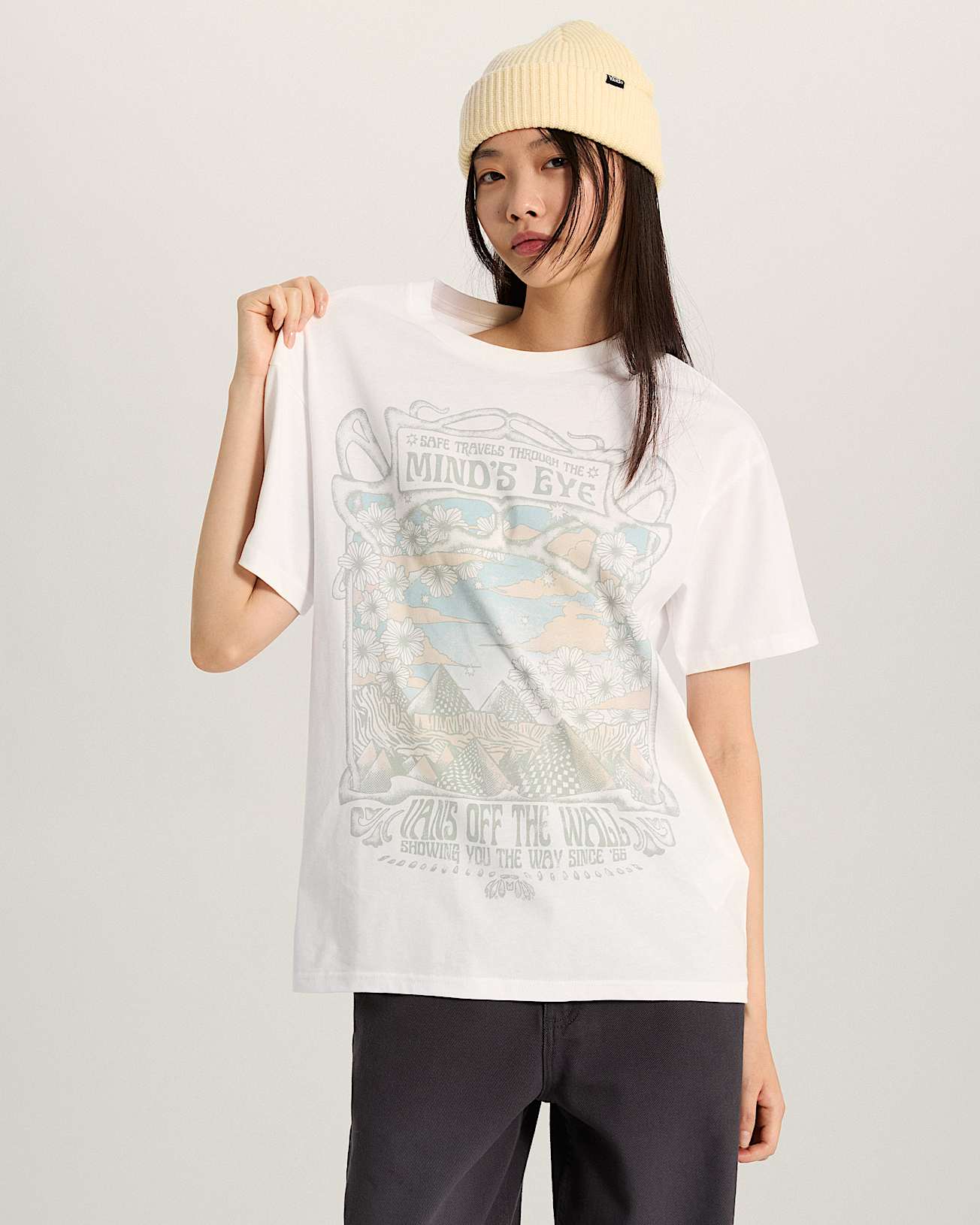Minds Eye Oversized SS Tee White VANS Blanc ALT2