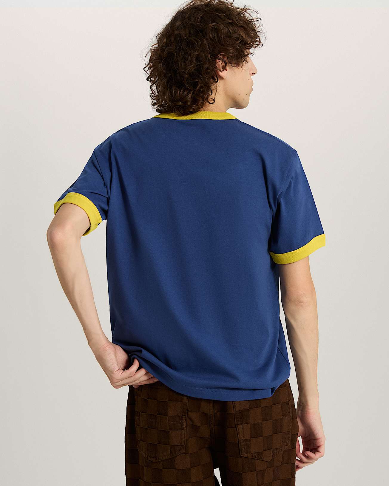 TShirt Center Chest Ringer VANS Niebieski ALT3