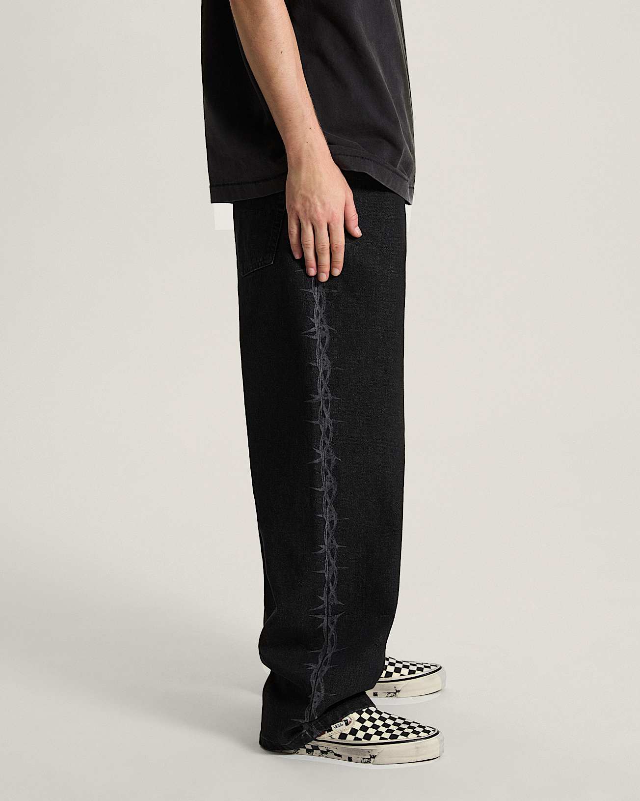 AOD by Slam Jam Denim Trousers VANS Black ALT4