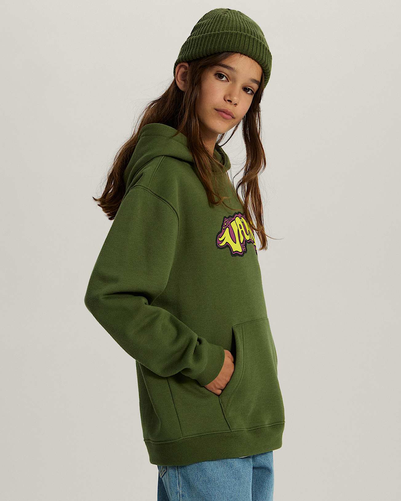 Cruiser Hoodie Green Balsam VANS Verde ALT4