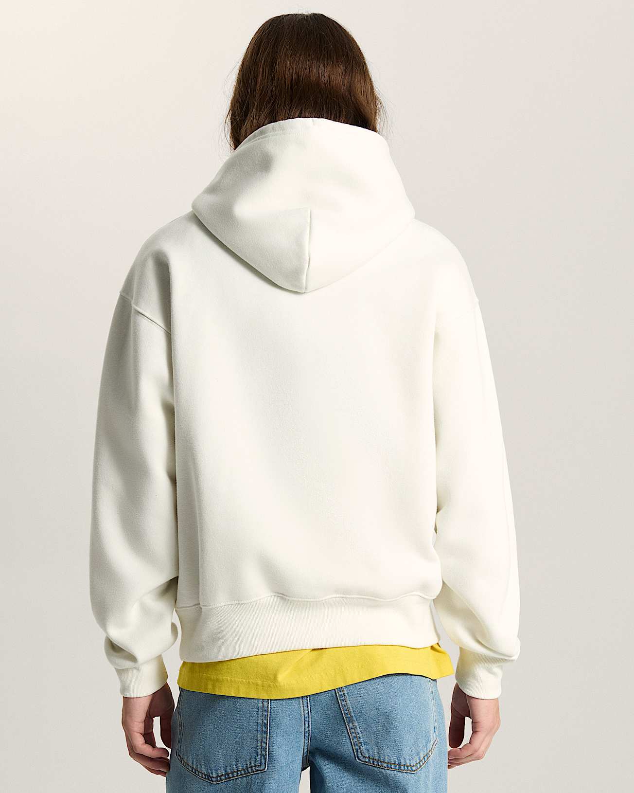 Felpa con cappuccio Stretch Logo VANS Bianco ALT3