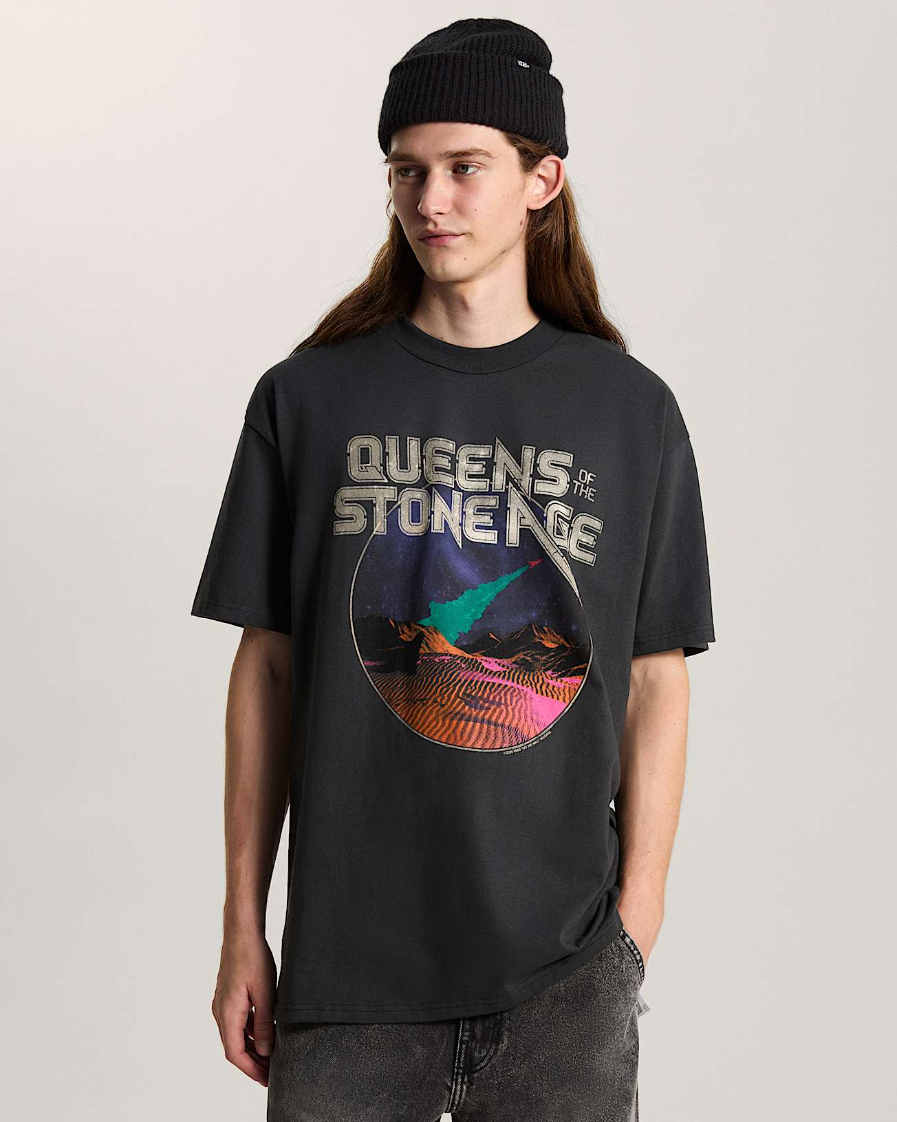 Queens of the Stone Age Tshirt VANS Zwart ALT2