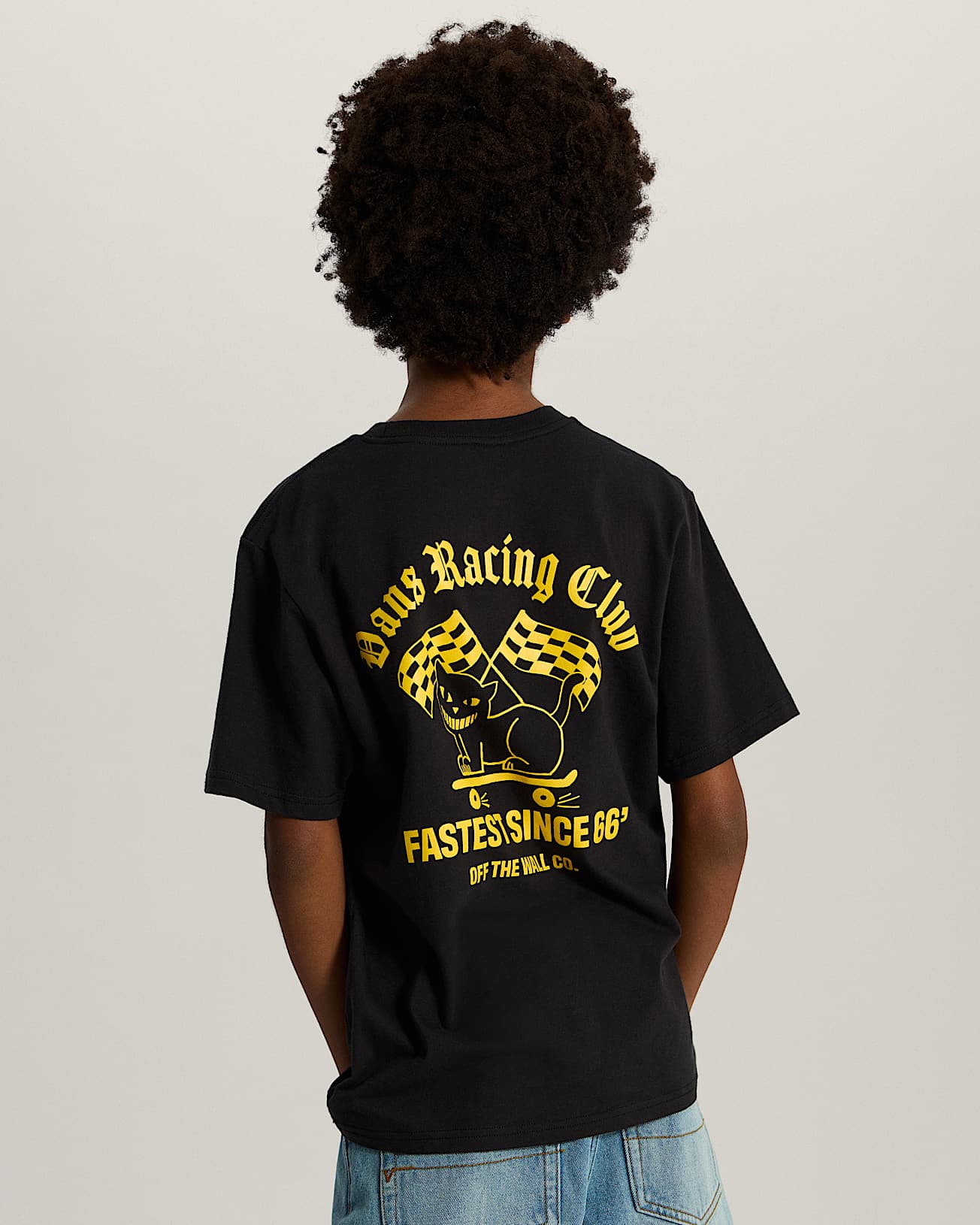 Maglietta Bambinoa Cat Club VANS Nero ALT3