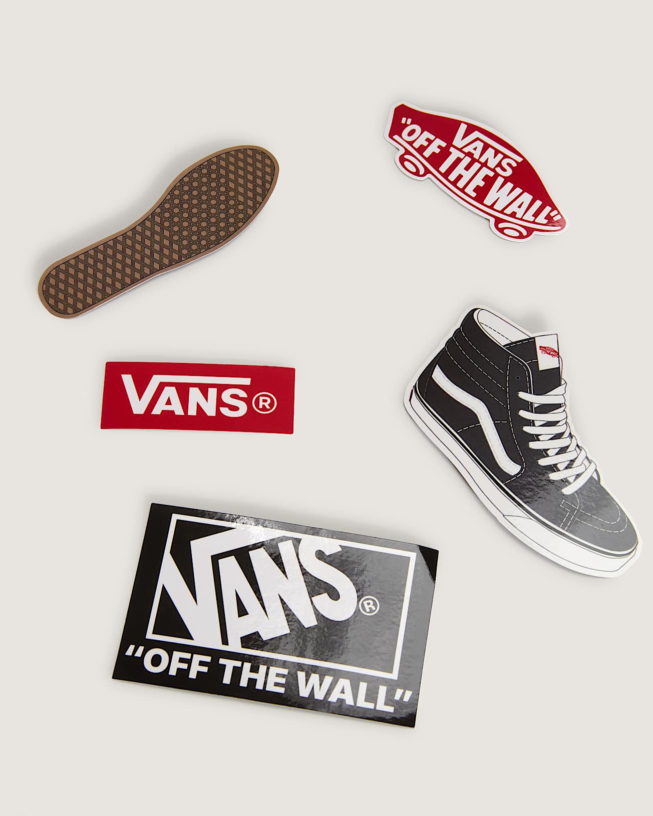 Vans Icon Sticker Pack Black VANS Schwarz HERO