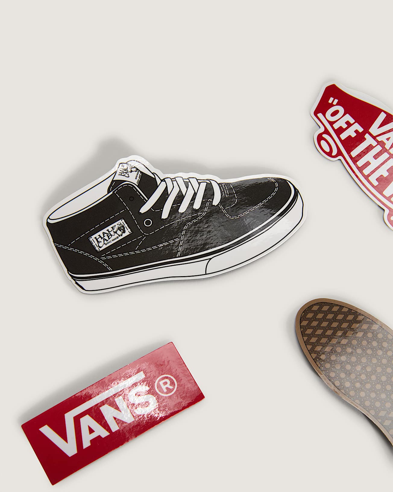Vans Icon Sticker Pack BlackWhite VANS Schwarz ALT1