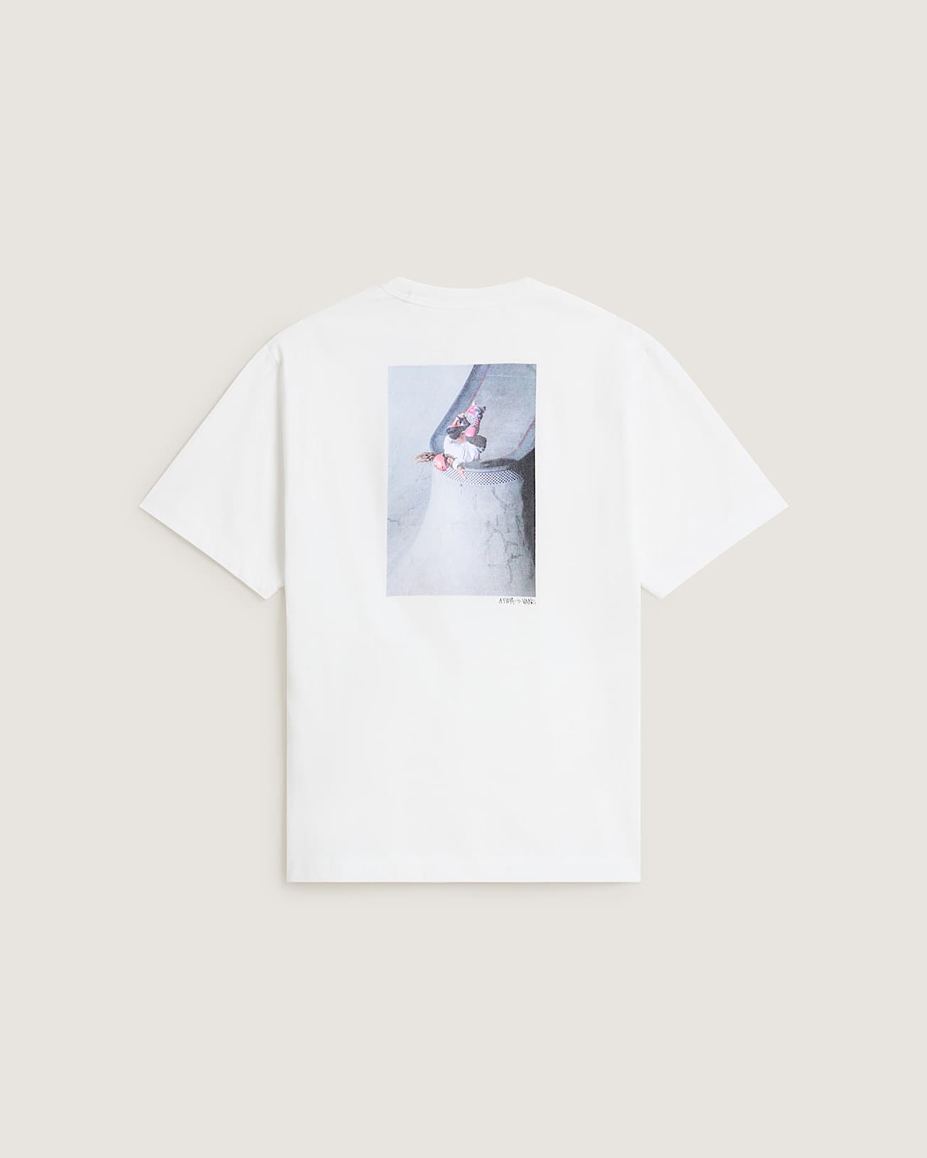 Tshirt Atiba Photo VANS Blanc ALT1