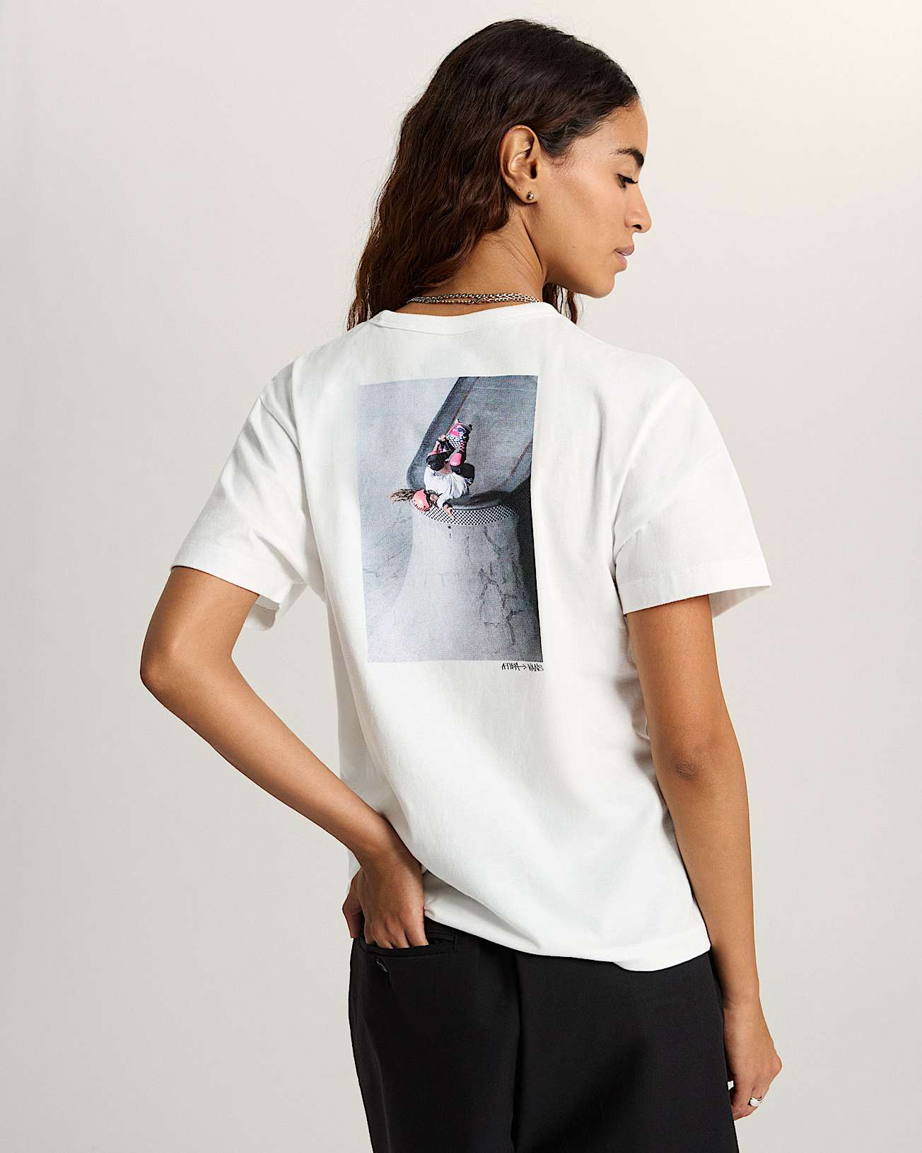 Tshirt Atiba Photo VANS Blanc ALT3
