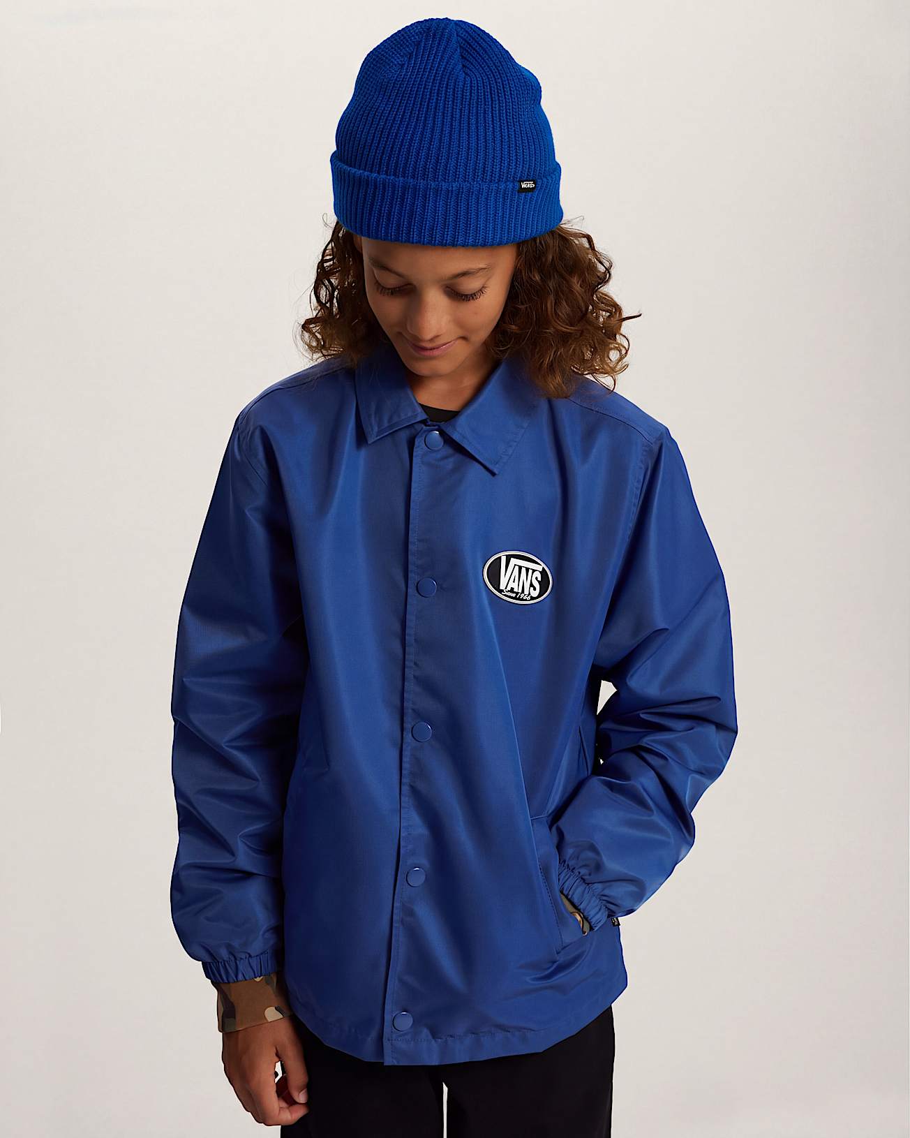 Kinder Torrey Coaches Jacke 814 Jahre VANS Blau alt2