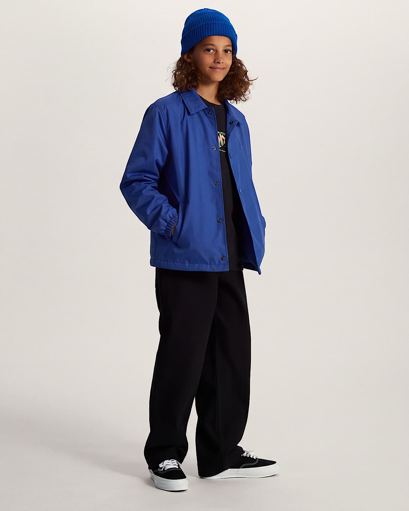 Kinder Torrey Coaches Jacke 814 Jahre VANS Blau alt5