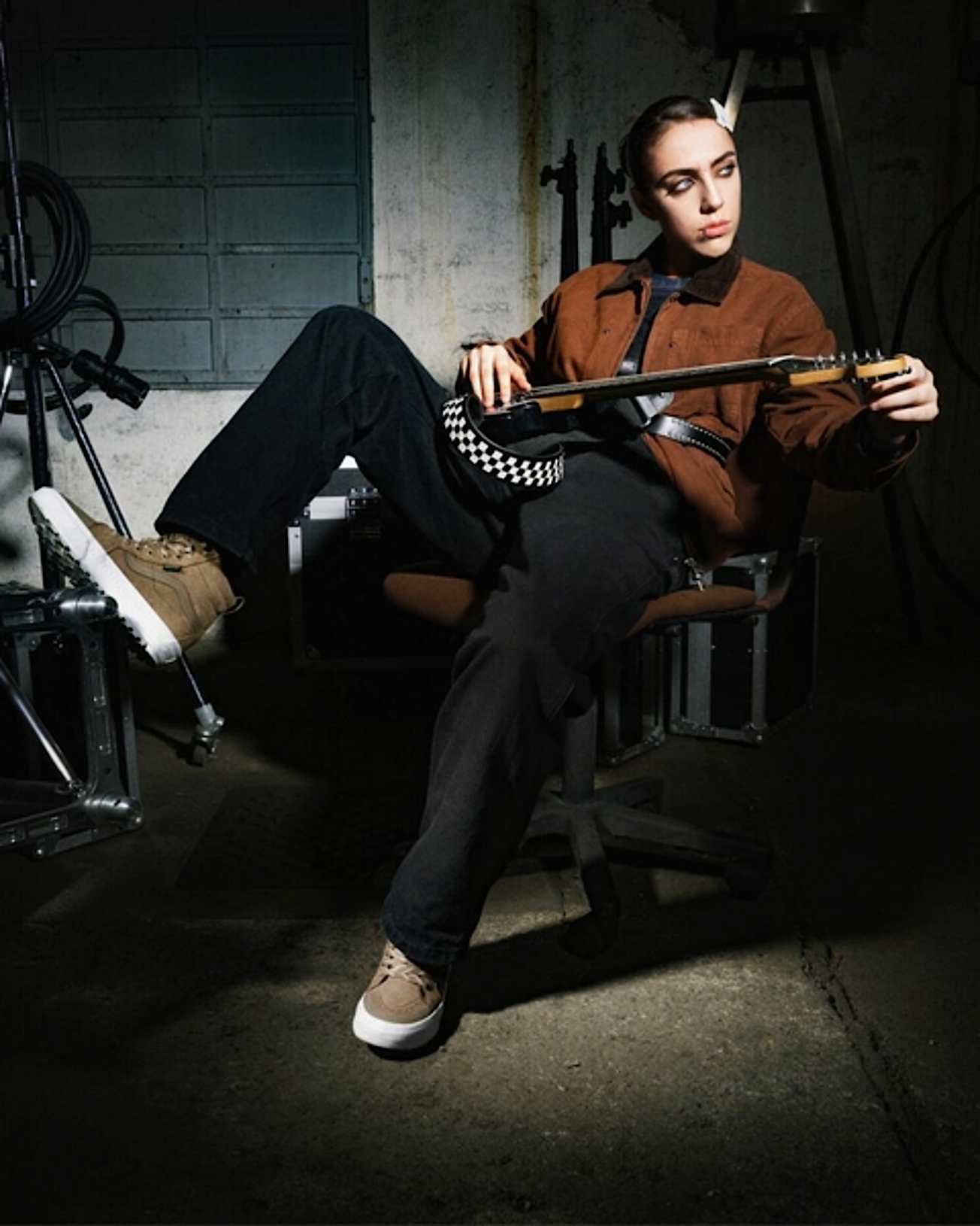 Veste Nicola Cropped Chore Canvas VANS Marron ALT1