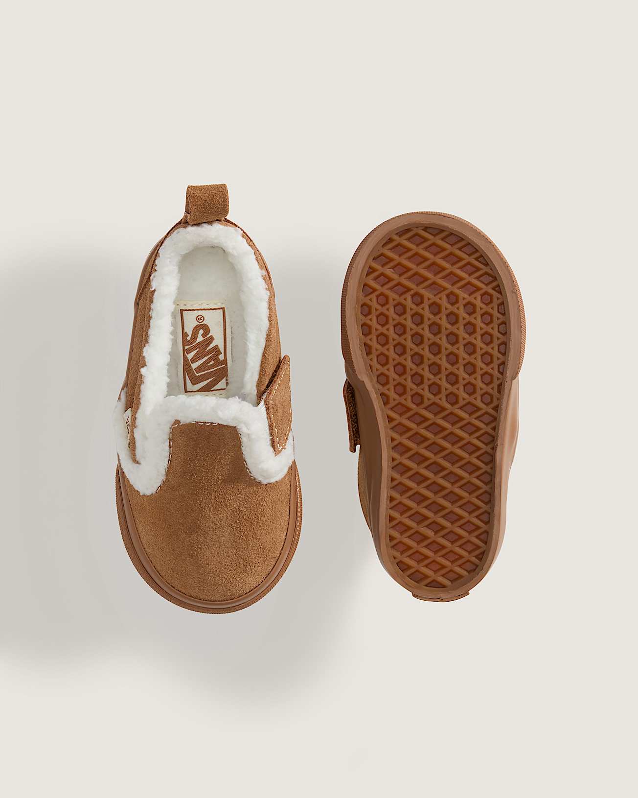 Toddler Classic SlipOn V Shoes 14 years VANS Beige ALT2