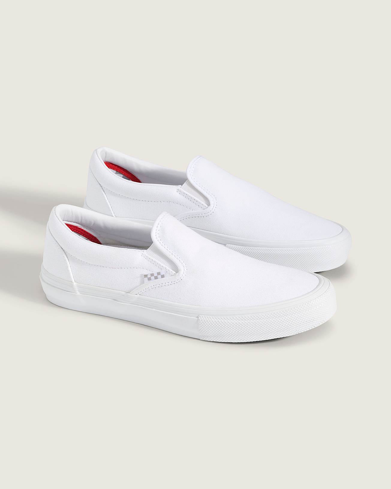 Skate SlipOn Shoes VANS White ALT1