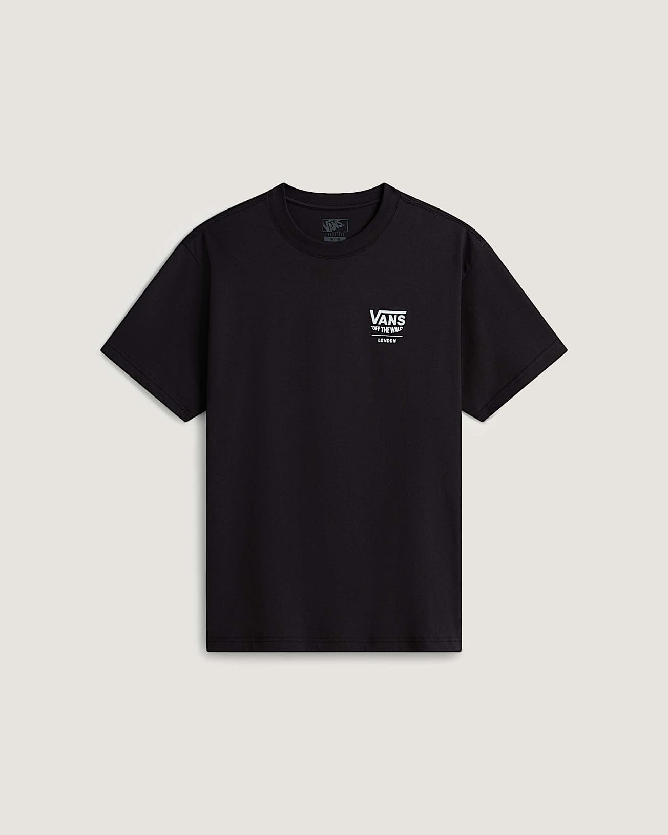 MN 2025 VANS CITY TEE LONDON Black VANS Negro hero