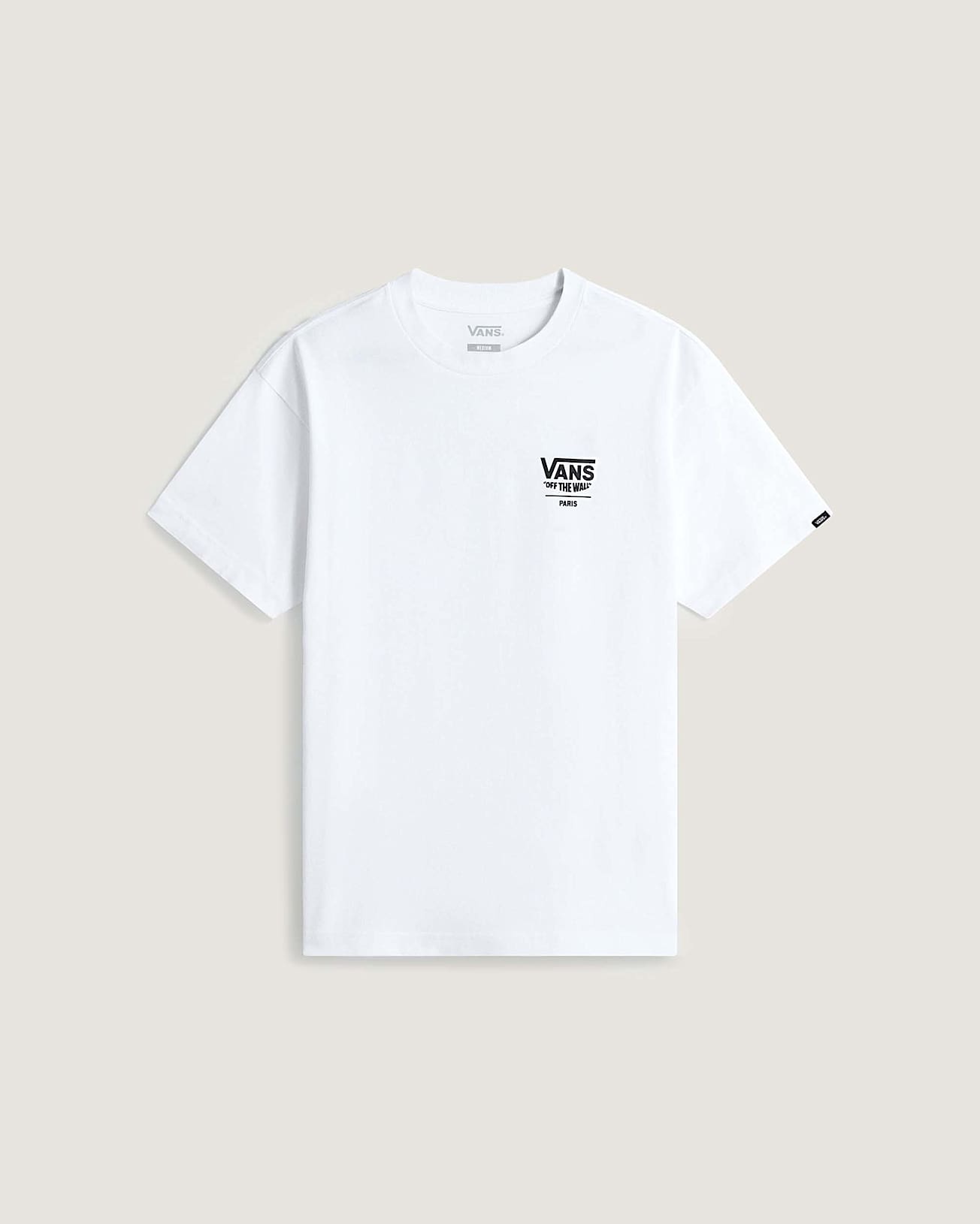 MN 2025 VANS CITY TEE PARIS White VANS Blanco hero
