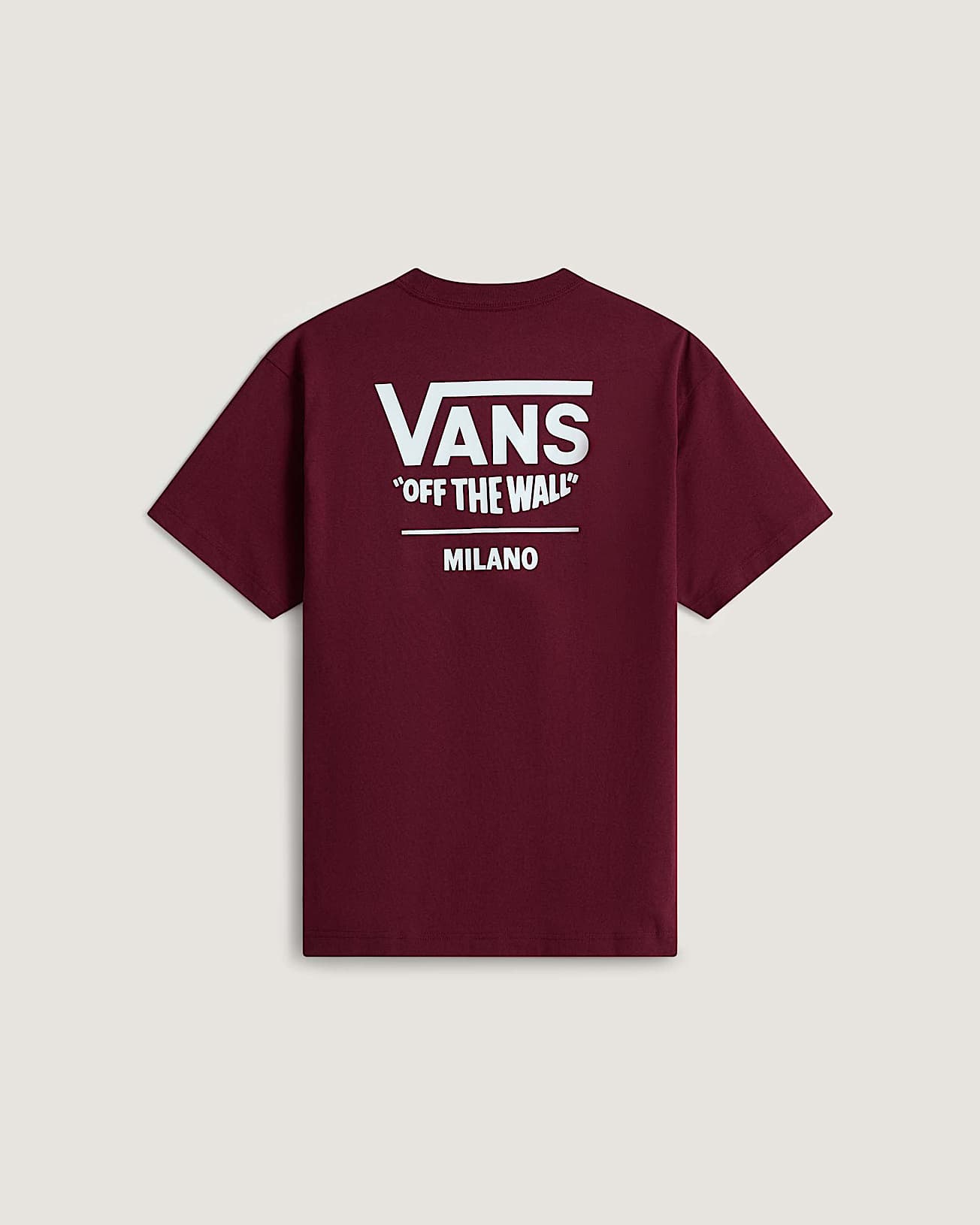 MN 2025 VANS CITY TEE MILANO Burgundy VANS Burdeos alt1
