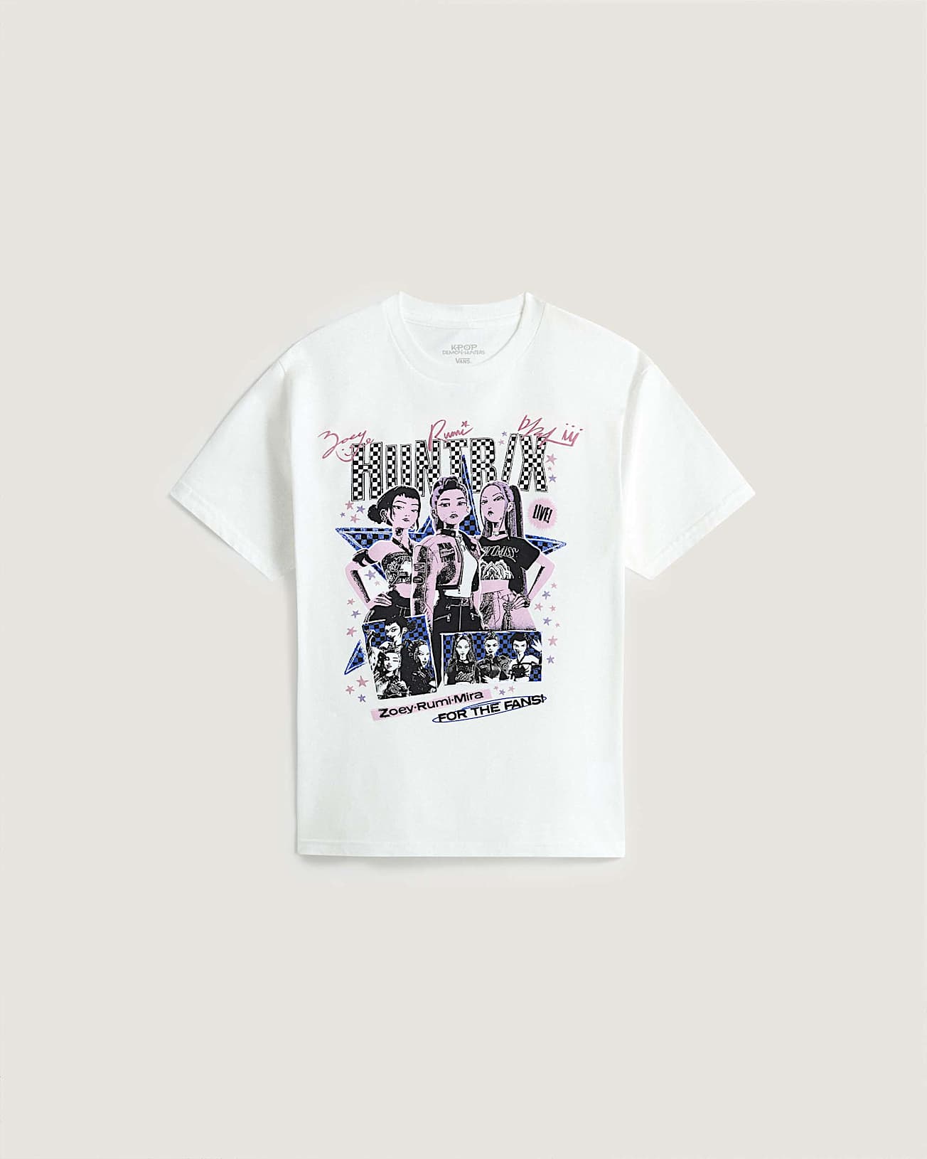 Tshirt KPop Demon Hunters x Vans For The Fans Enfant VANS Blanc hero