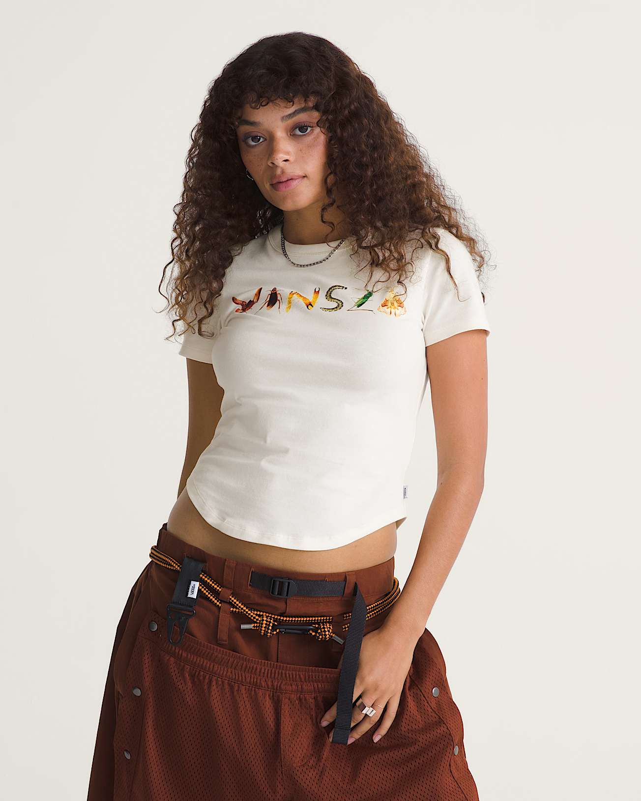VANSZA Baby Tee VANS White ALT2