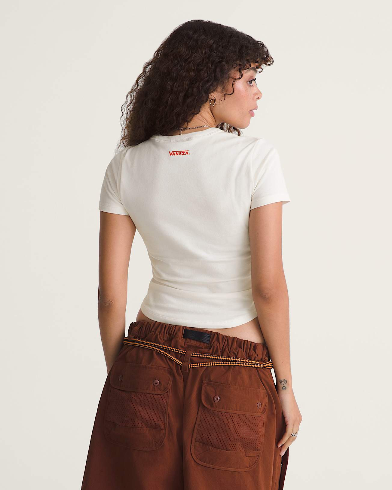 VANSZA Baby Tee VANS White ALT4