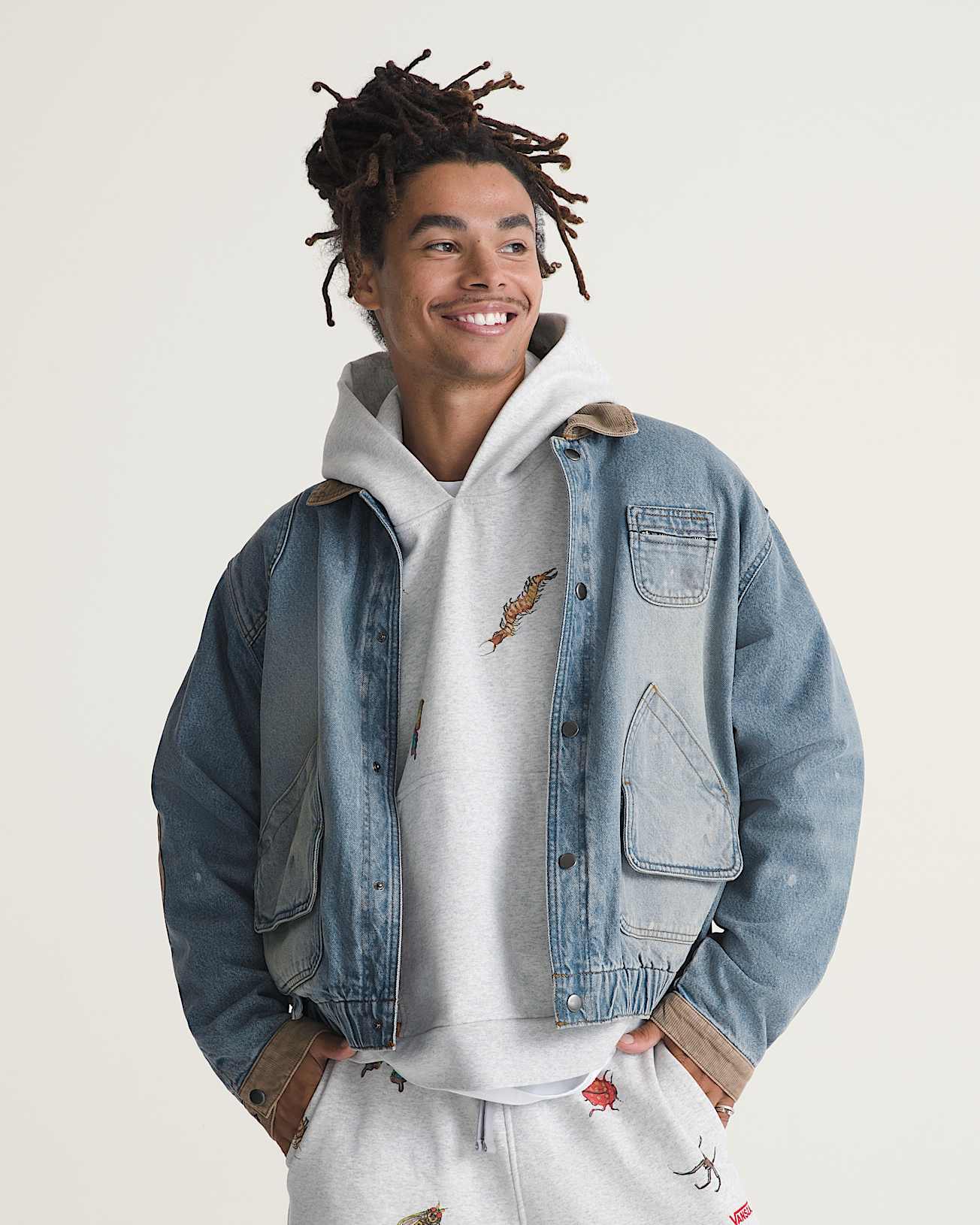 VANSZA Denim Hunting Jacket VANS Blue ALT4