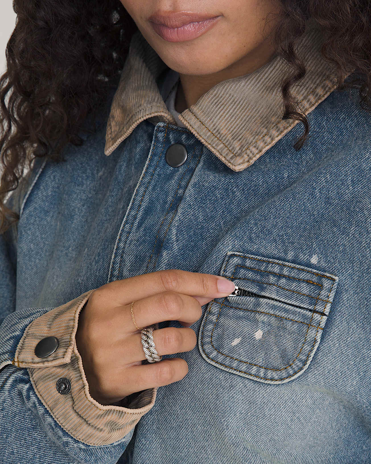 VANSZA Denim Hunting Jacket VANS Blue ALT7