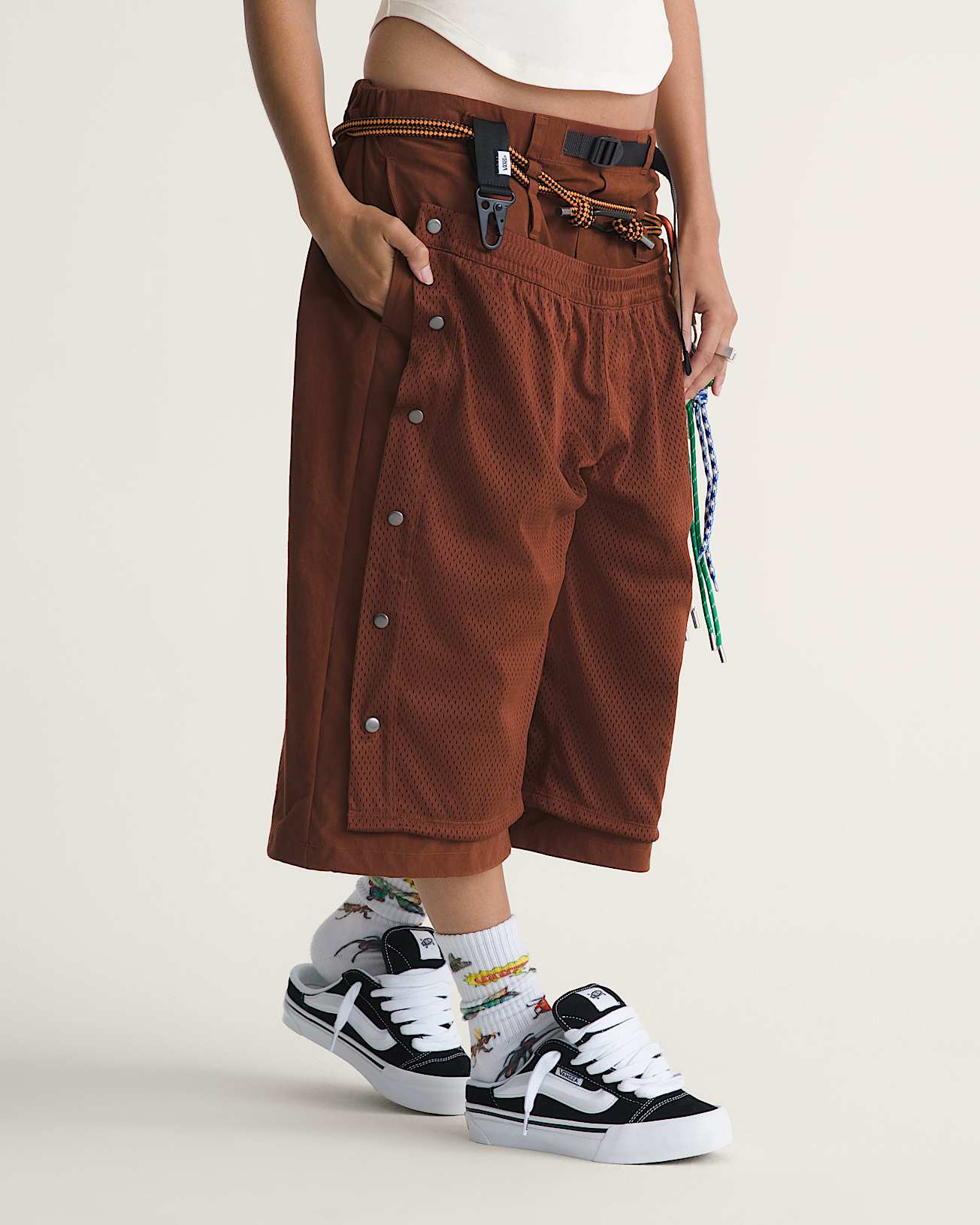 VANSZA Outdoor Oversized Short VANS Brown ALT7