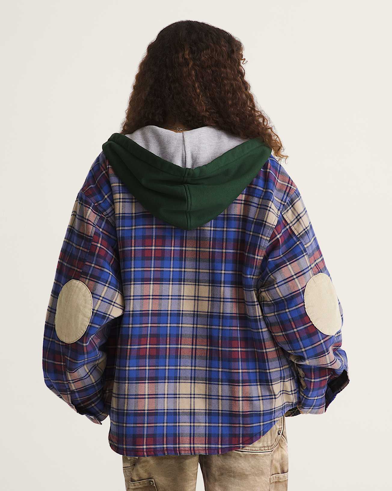 VANSZA Flannel Hoodie VANS Blue ALT5