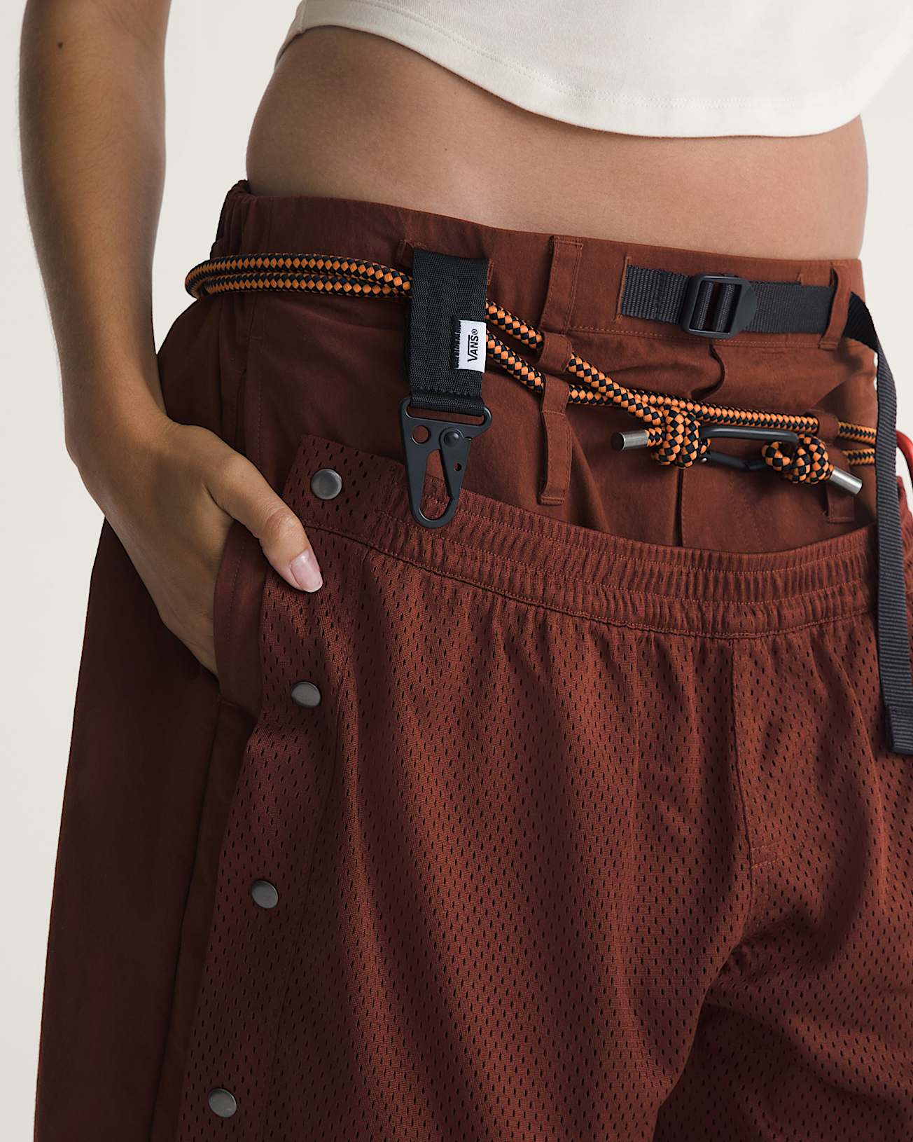 VANSZA Outdoor Oversized Short VANS Brown ALT8