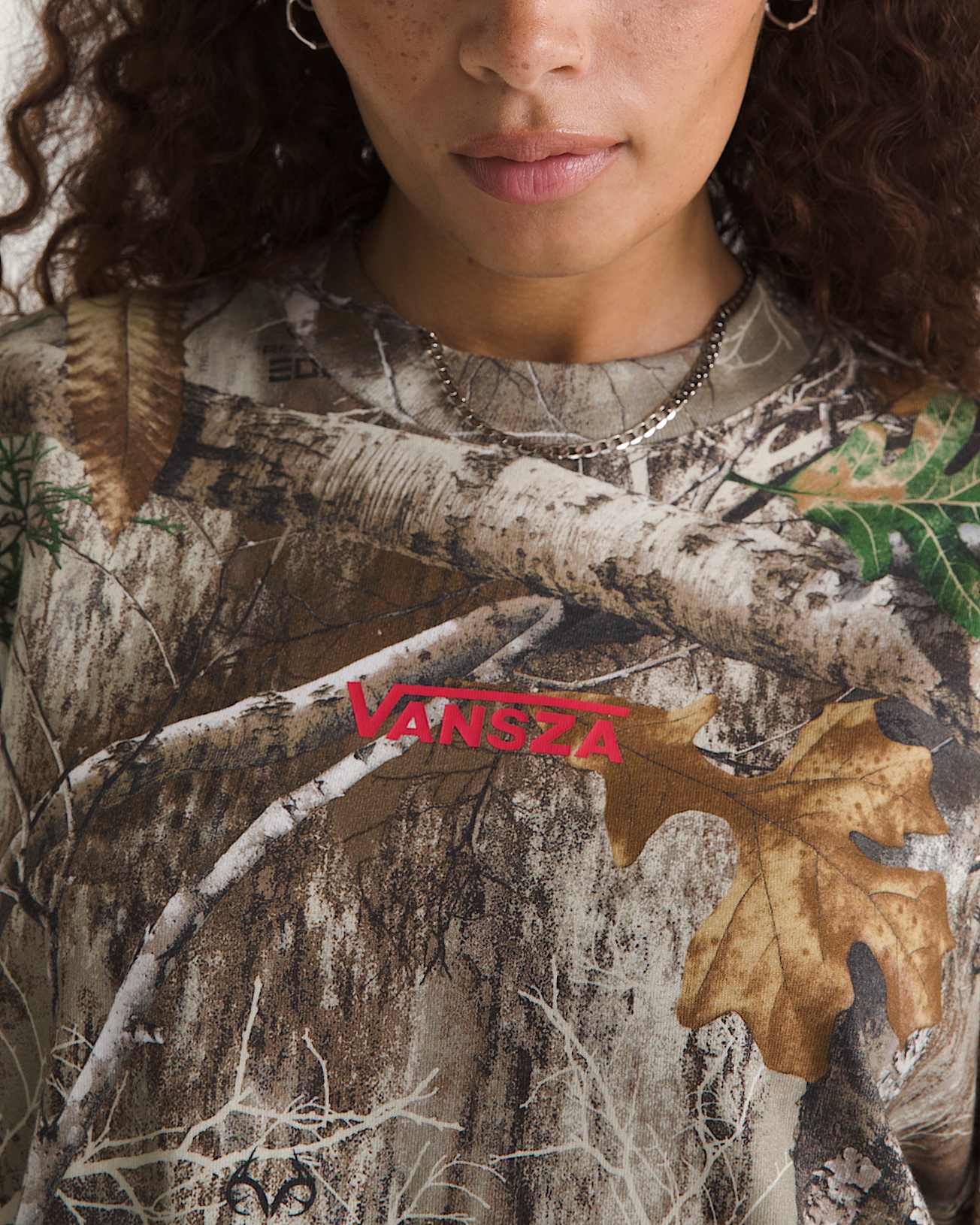VANSZA Layer Long sleeve Top VANS GreenBrown ALT6