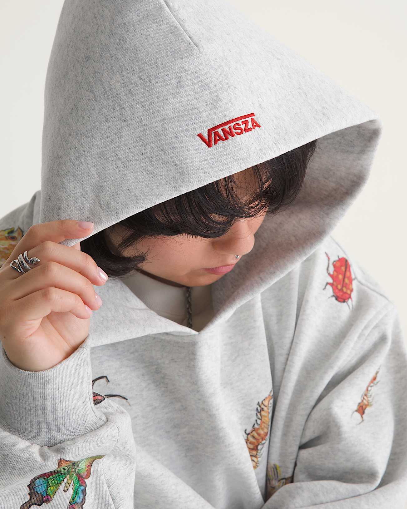 VANSZA Bug Out Hoodie VANS Grey ALT8