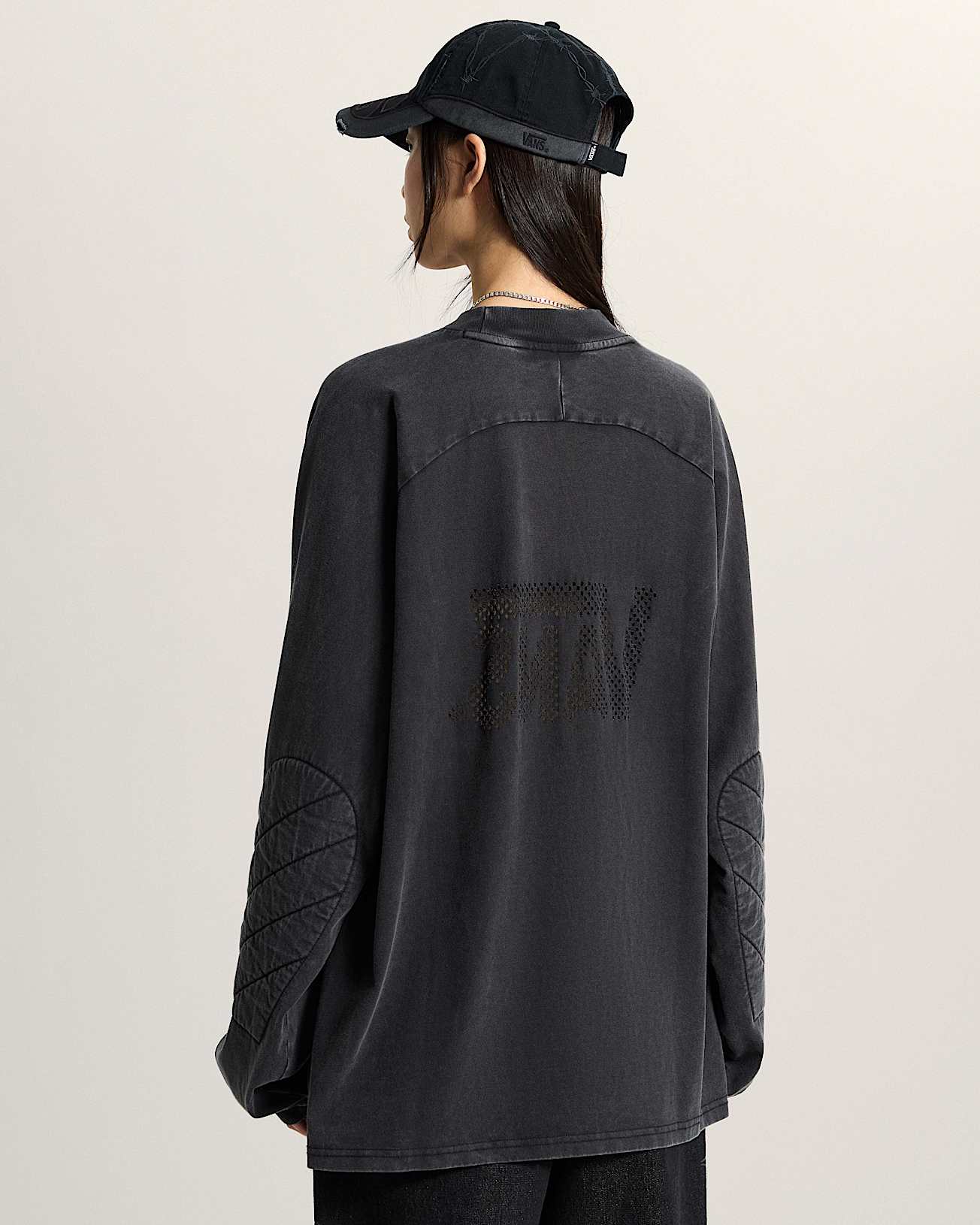 AOD by Slam Jam Lasered Langarmshirt VANS Schwarz ALT8