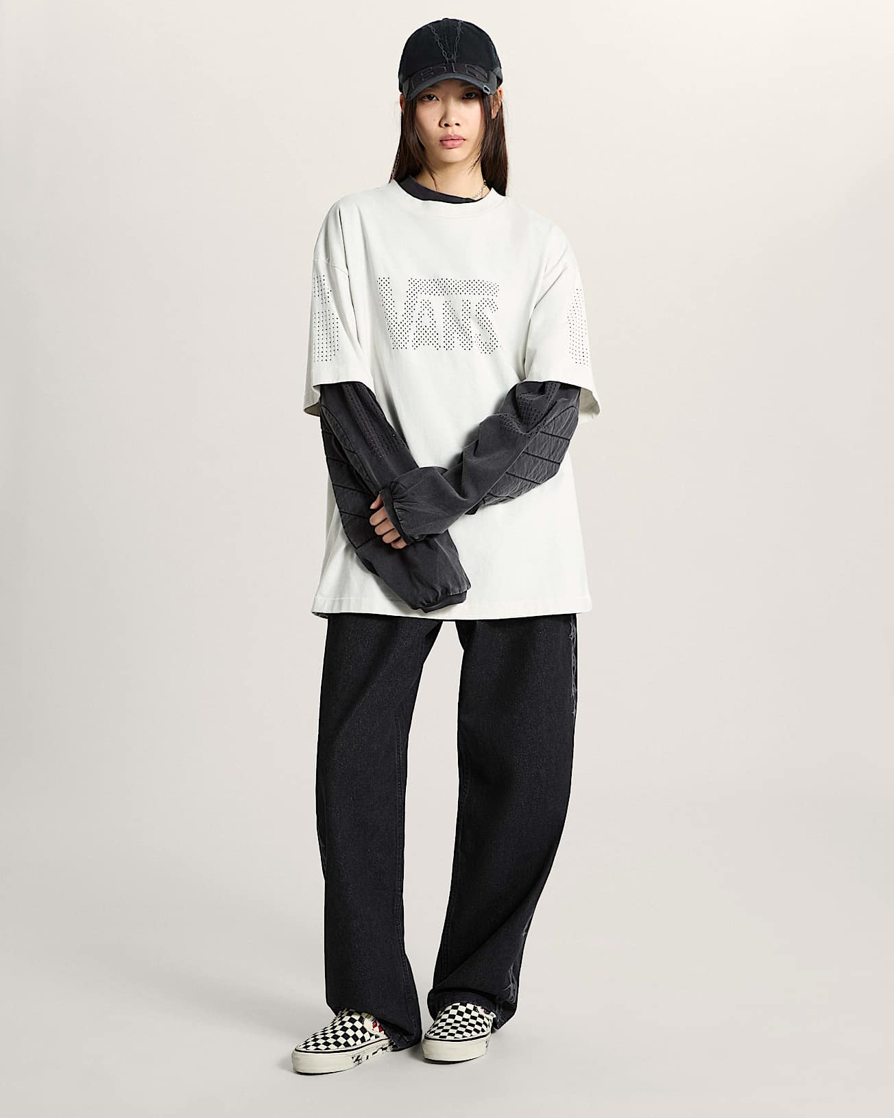 AOD by Slam Jam Lasered TShirt VANS White ALT8