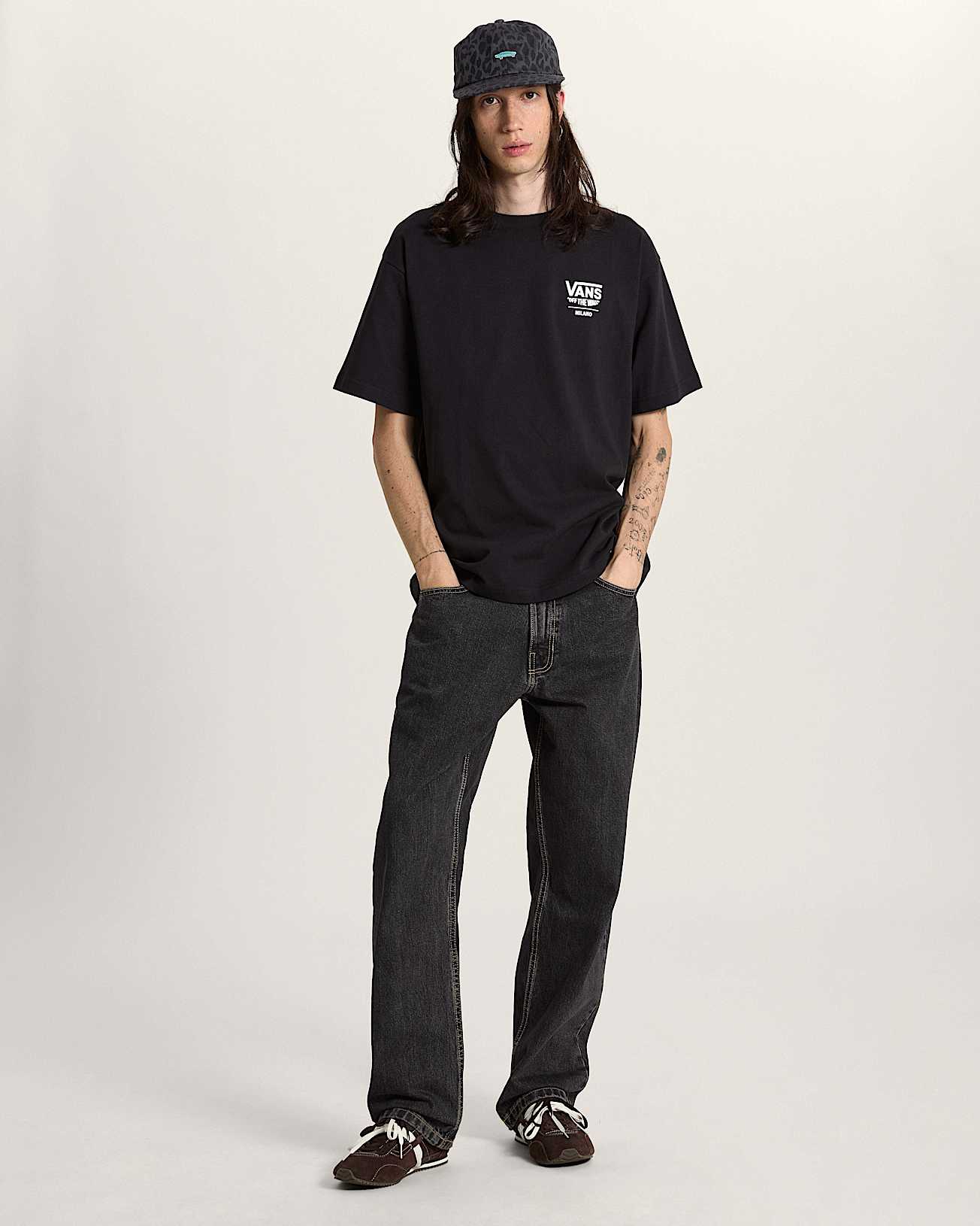 MN 2025 VANS CITY TEE MILANO Black VANS Negro alt4