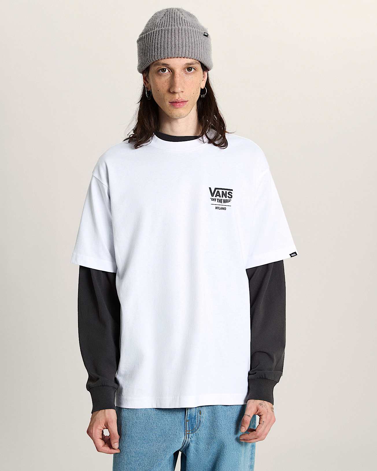 MN 2025 VANS CITY TEE MILANO White VANS Blanco alt2
